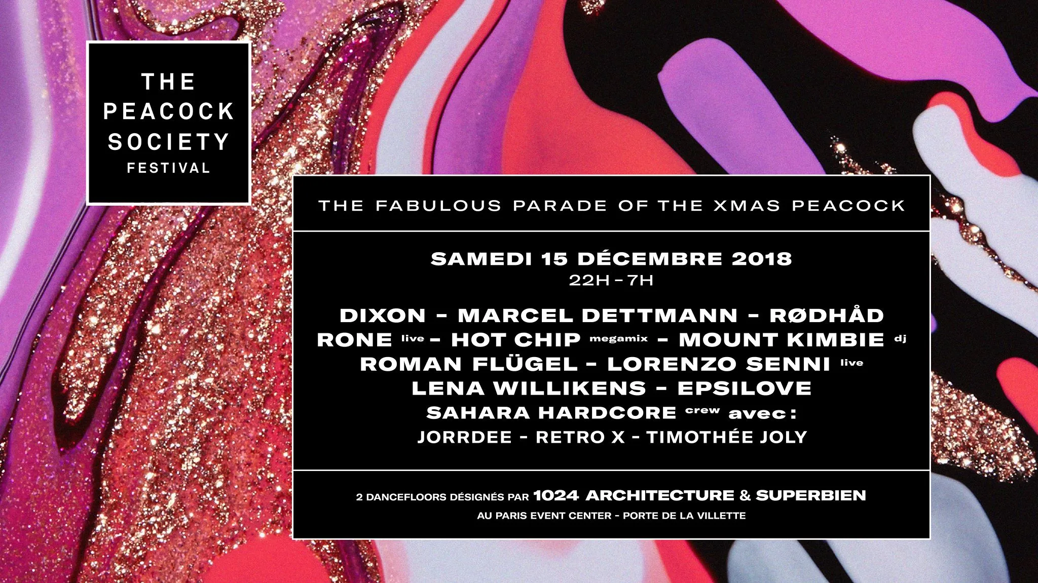 [ Annulé ] The Peacock Society : The Fabulous Parade Of The Xmas Peacock Cover