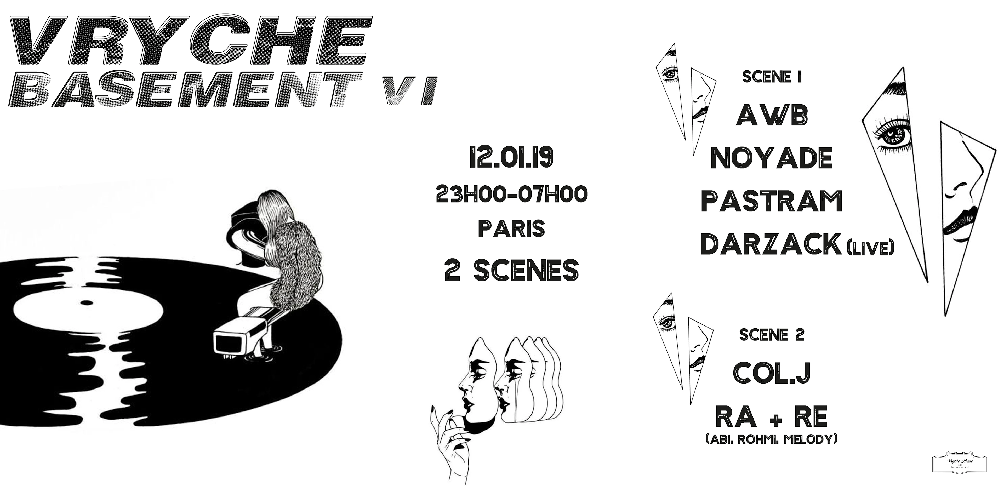Vryche Basement VI W/ Awb, Darzack (Live), Ra + Re & More Cover