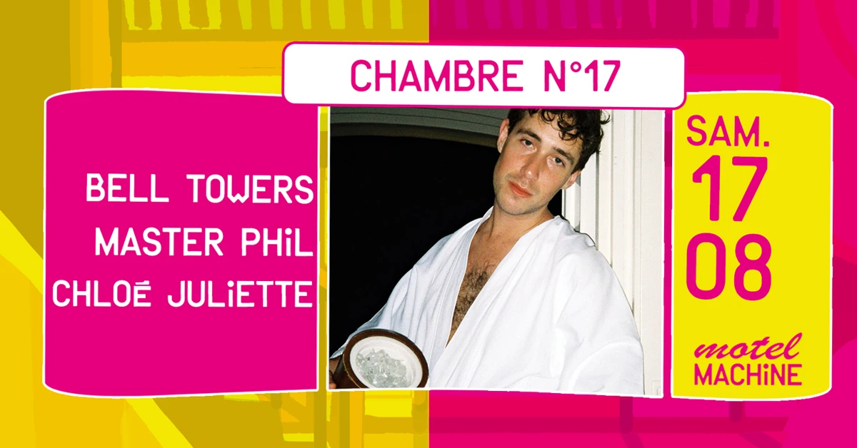 Motel Machine : Bell Towers, Master Phil, Chloé Juliette Cover