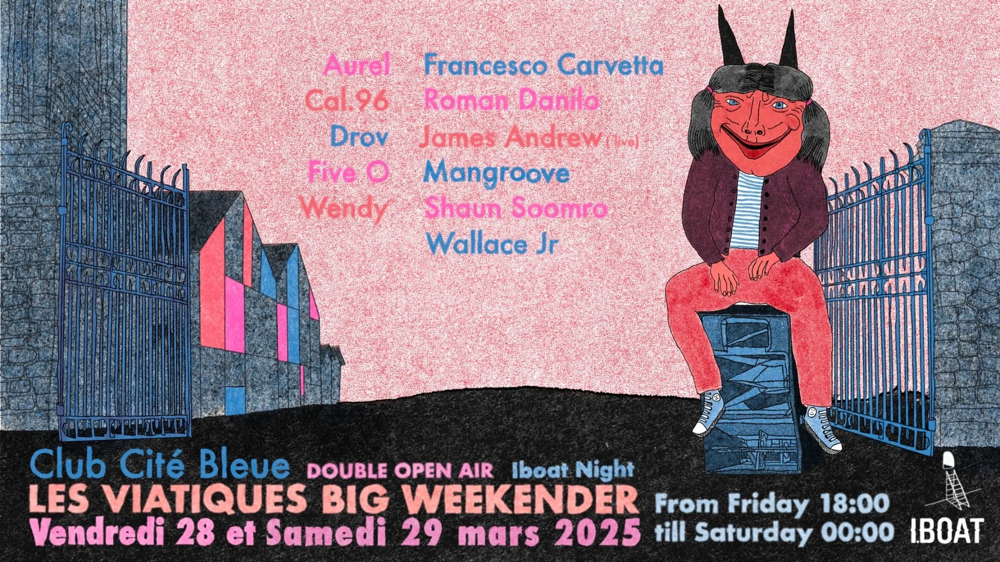 Les Viatiques Weekender • Double Open Air + Club Cover