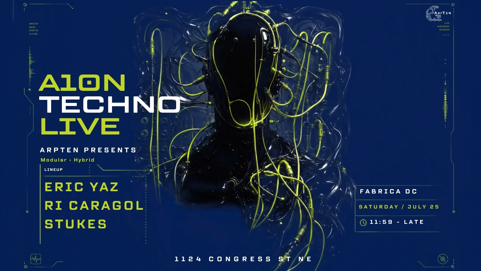 Arpten Presents: A10n Techno Live Cover
