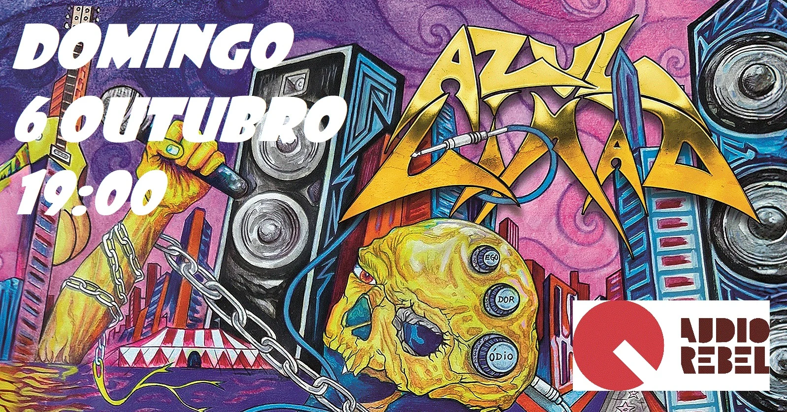 Azul Limão Ao Vivo Na Audio Rebel! Cover