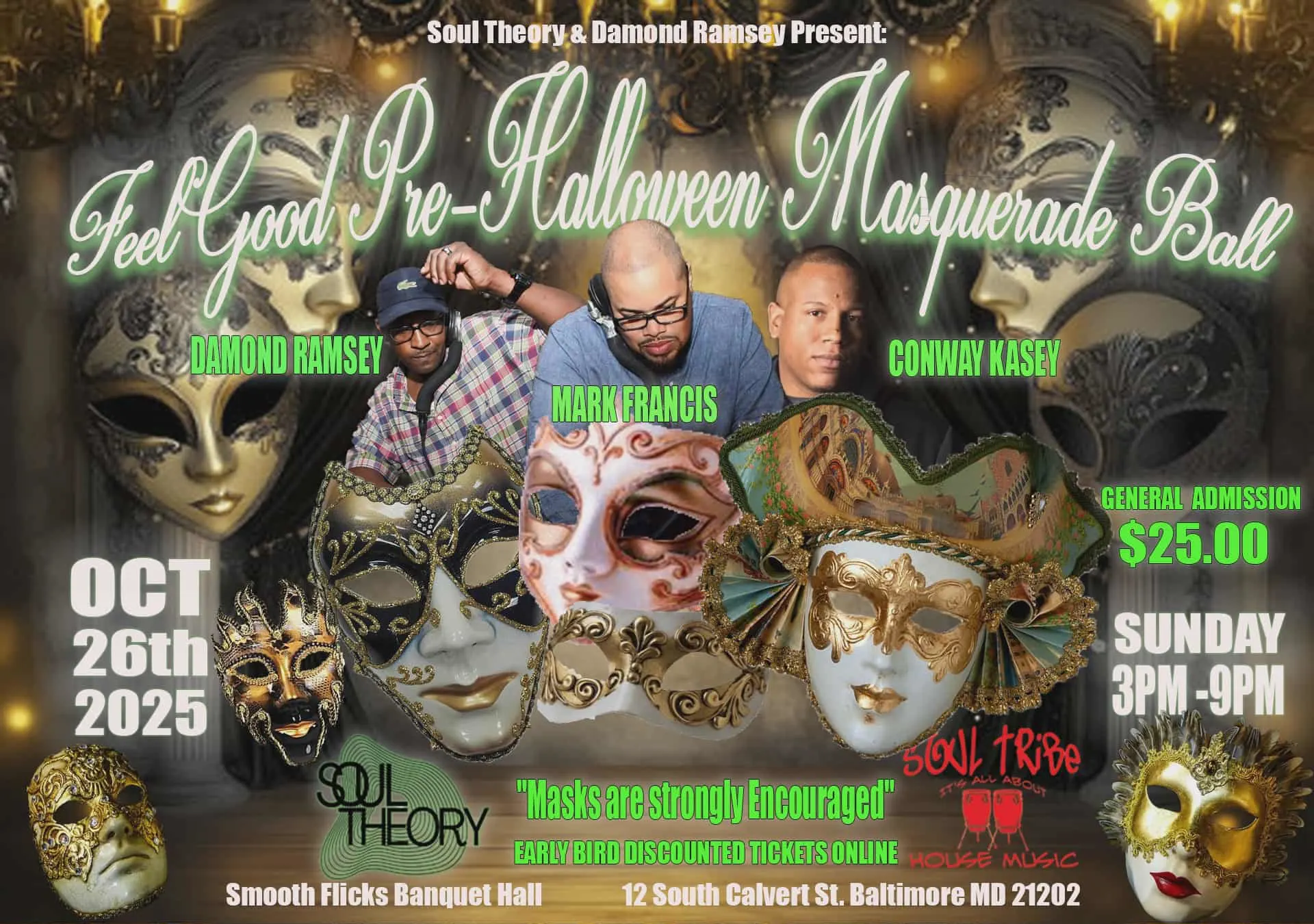 Feelgood 1st Annual Masquerade Ball Day Party Cover