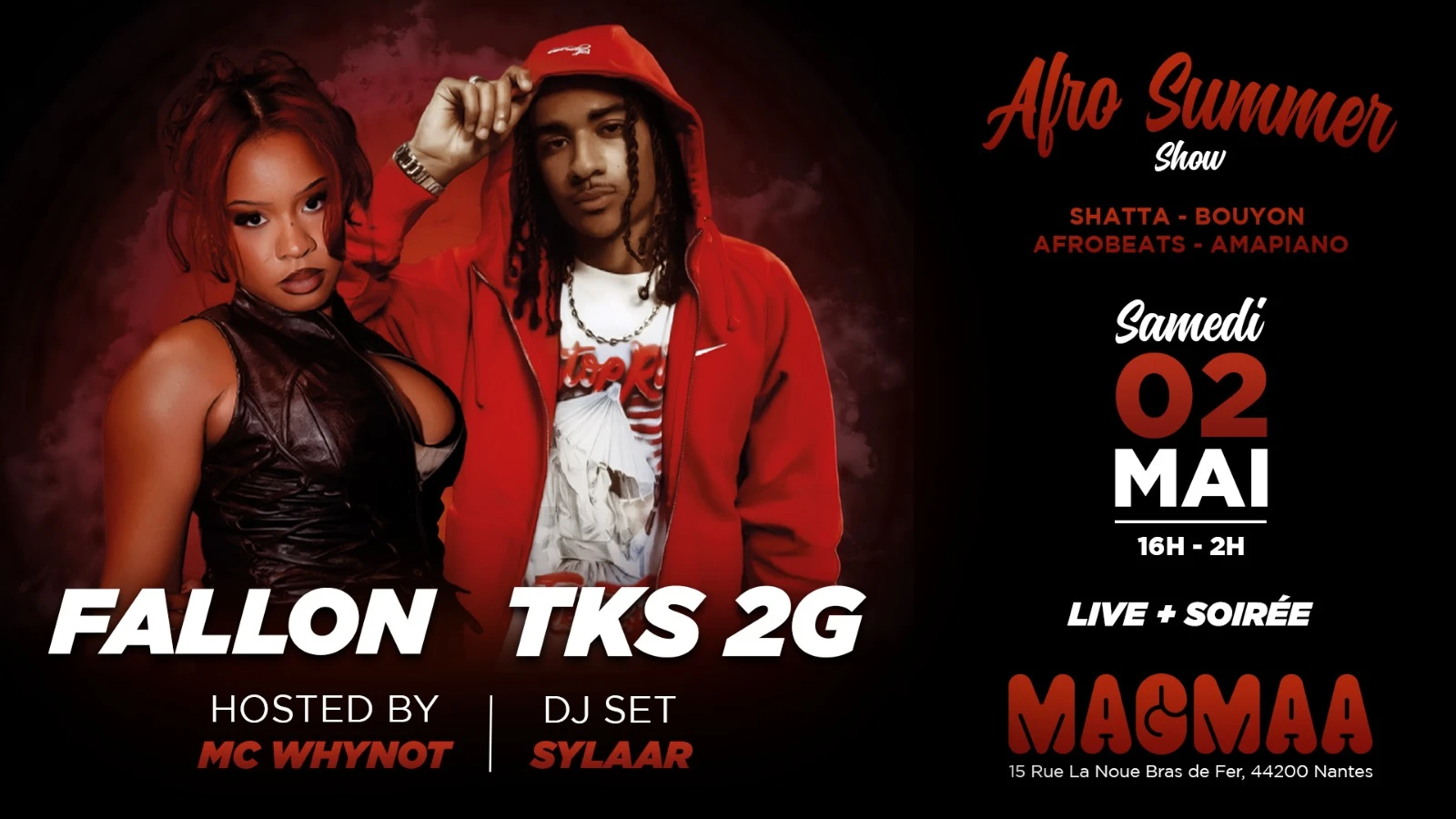 Afro Summer Show  ( Tks 2g - Fallon ) Nantes Cover