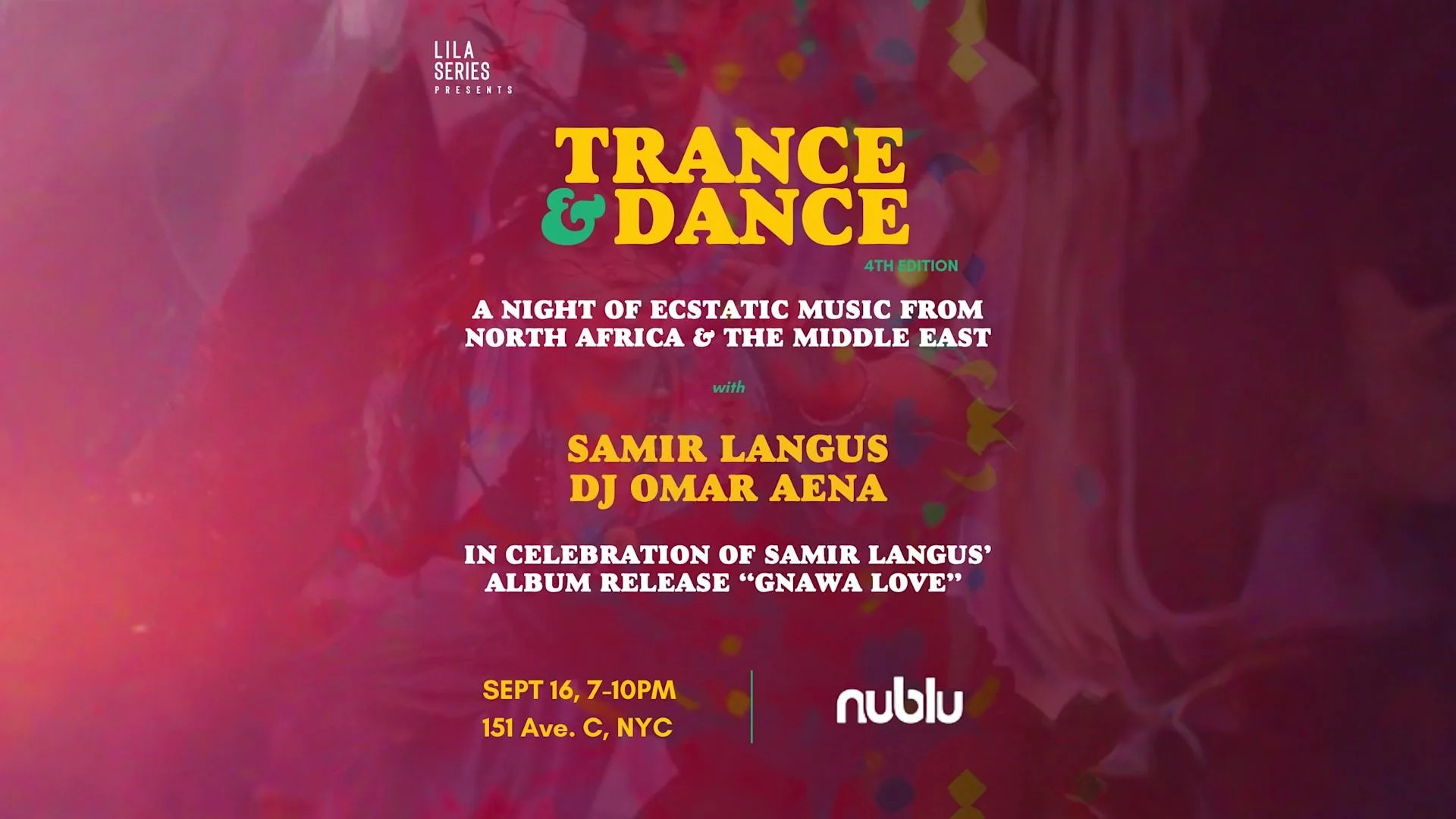 Trance & Dance W/ Samir Langus, Dj Omar Aena Cover