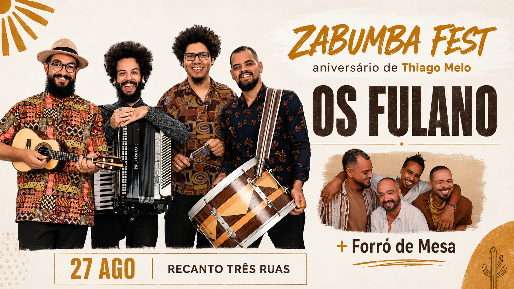 Zabumba Fest - Os Fulano E Forró De Mesa Cover