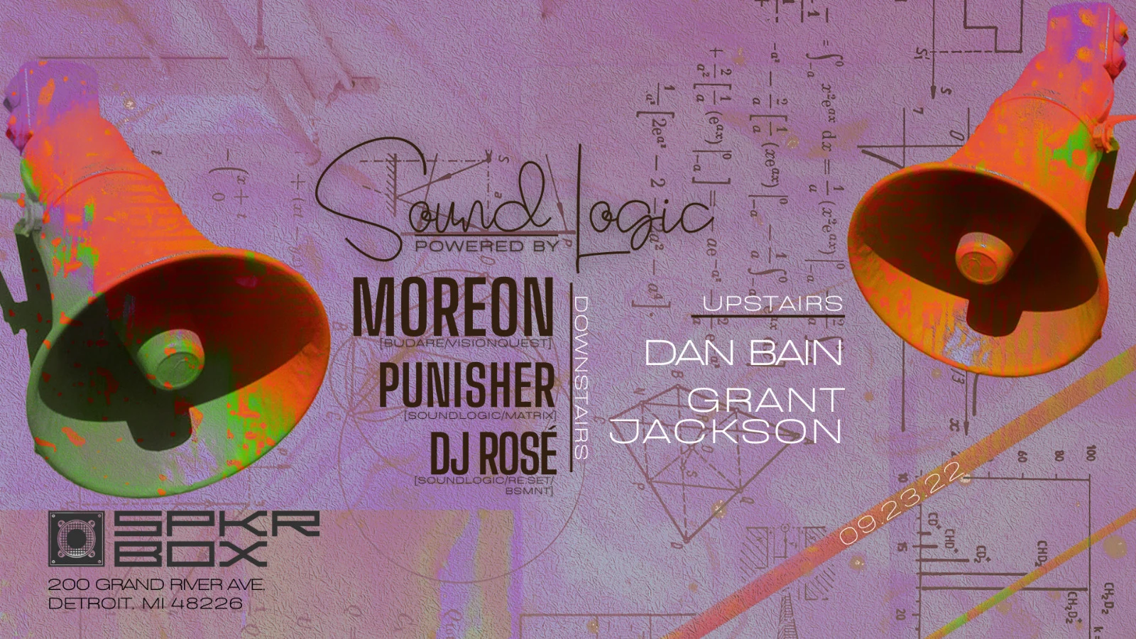 Sound Logic X Spkrbox - Powered By - Moreon, Punisher  Cover