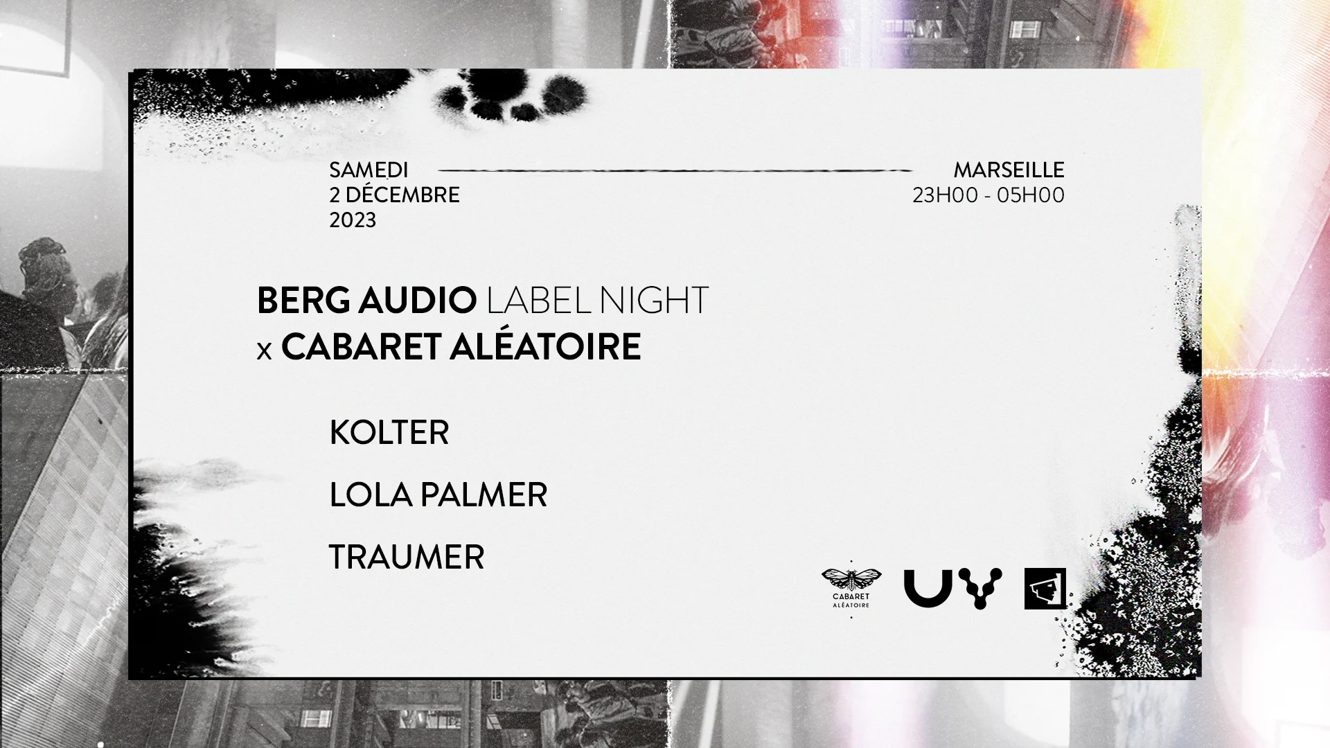 02/12 | Traumer, Kolter, Lola Palmer | #Uv X Berg Audio Cover