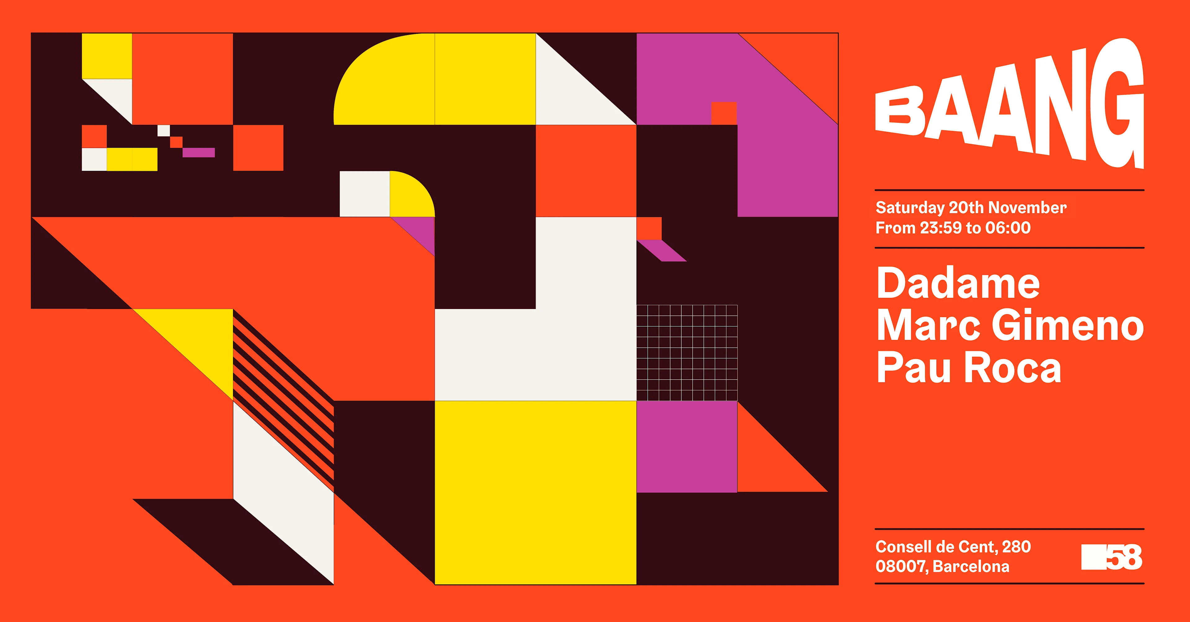 Baang Presents : Dadame, Marc Gimeno, Pau Roca Cover