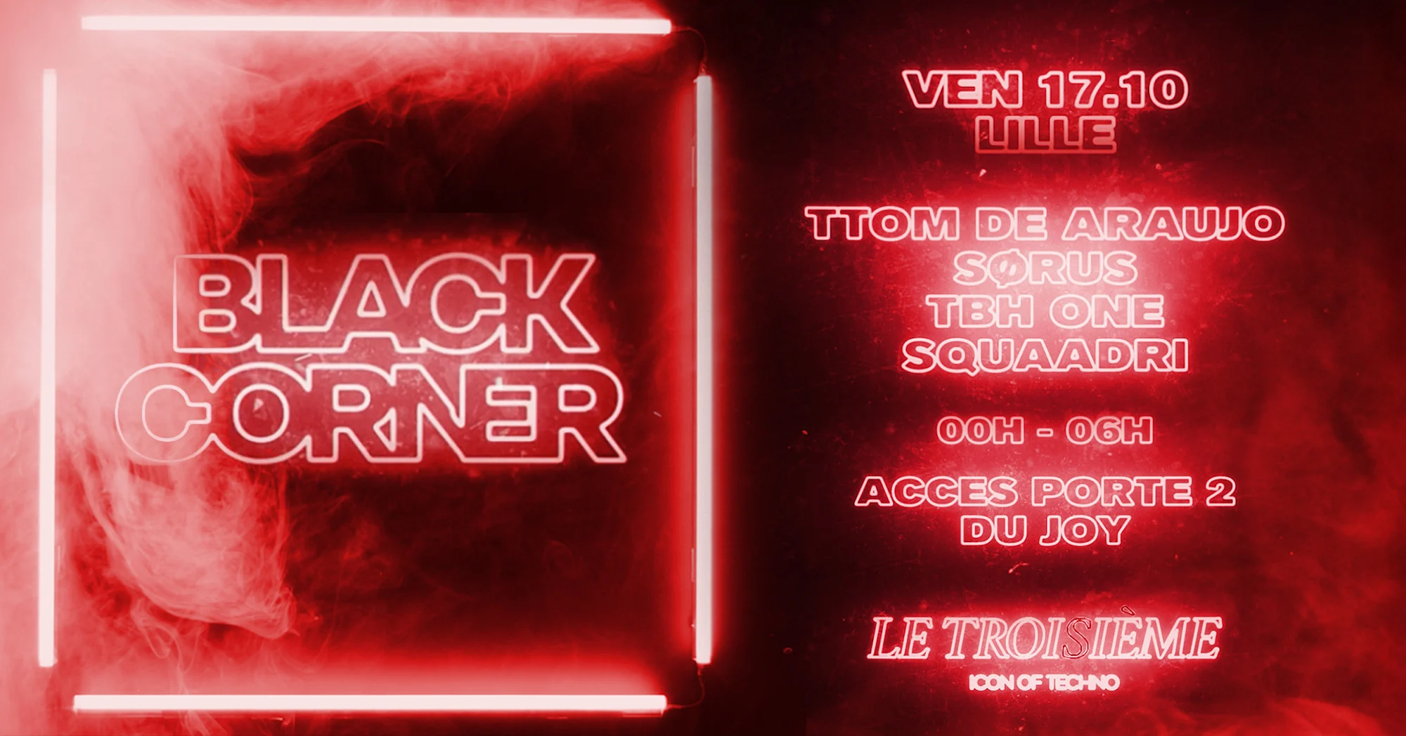 Black Corner X Le Troisième Cover