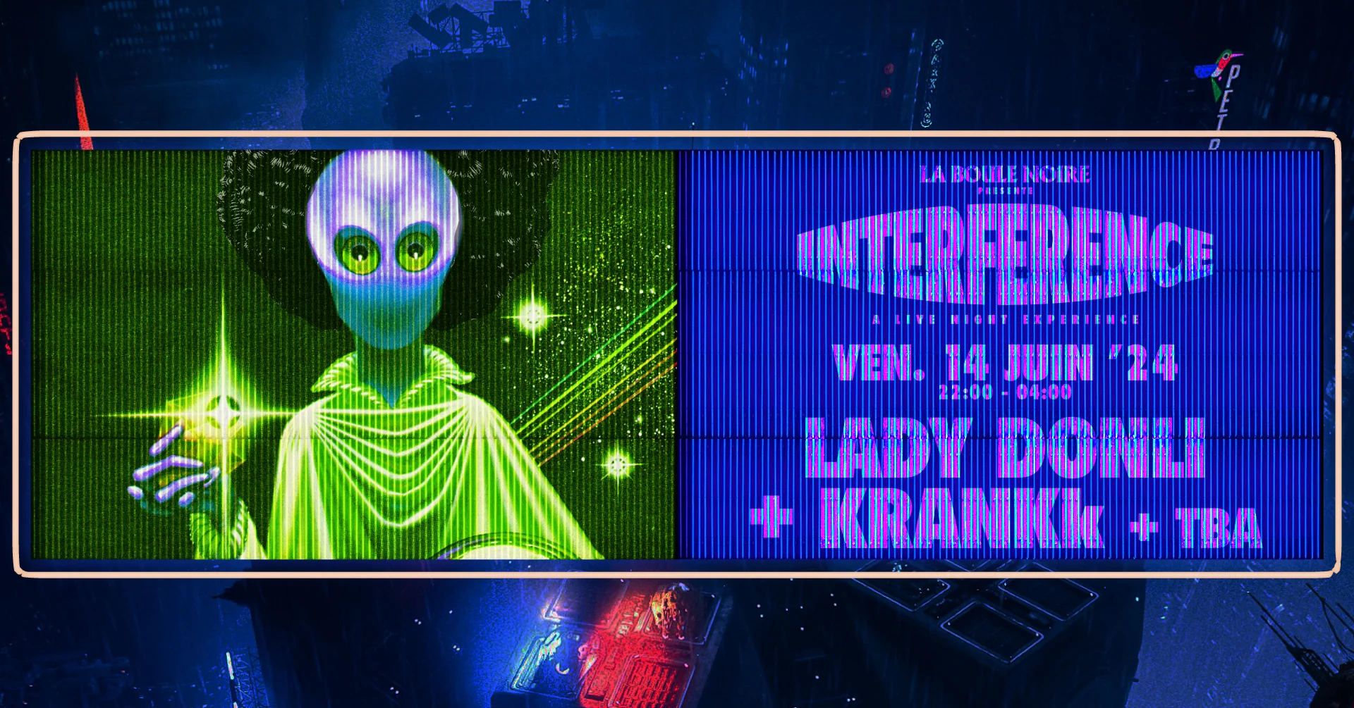 Interference : Lady Donli + Krankk + Tba Cover