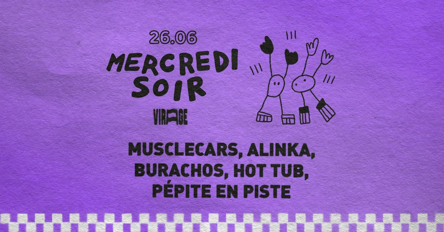 Mercredi Soir: Musclecars, Alinka, Hot Tub, Pépite En Piste Cover