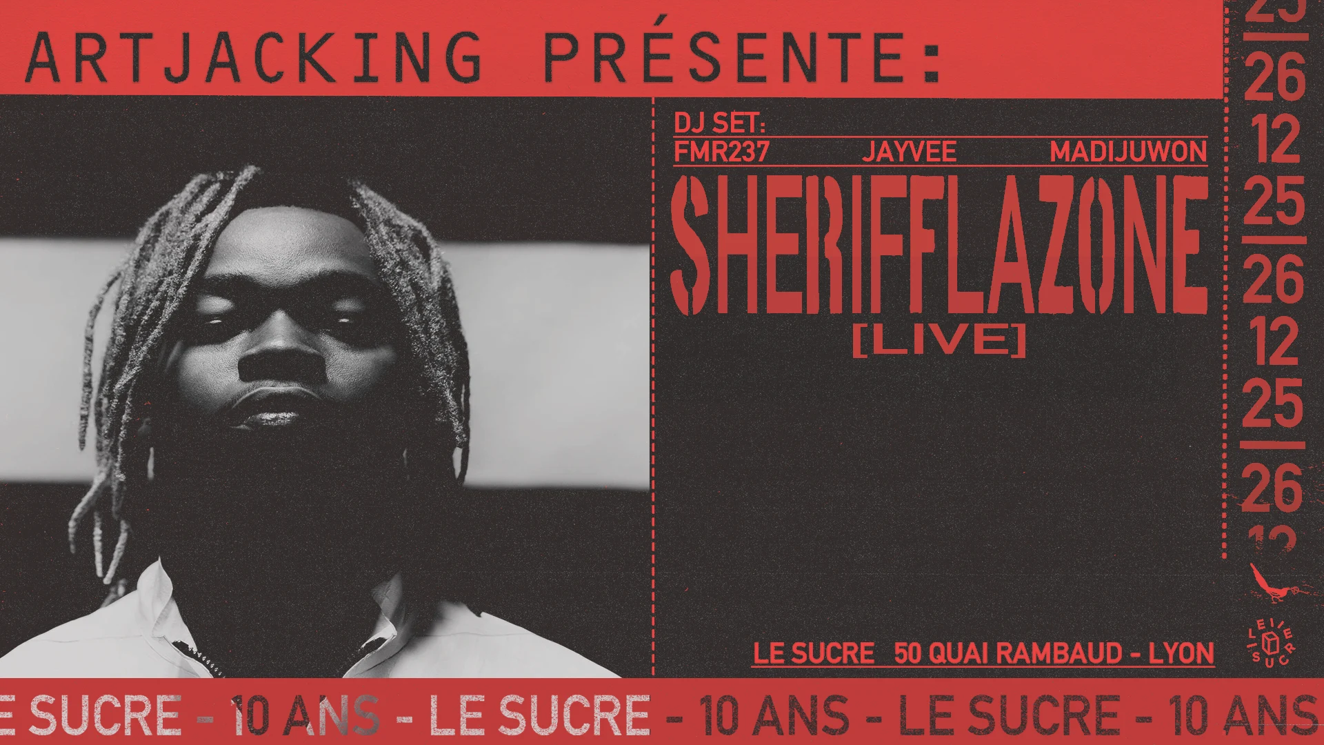 Artjacking : Sherifflazone (Live), Fmr237, Jayvee... Cover