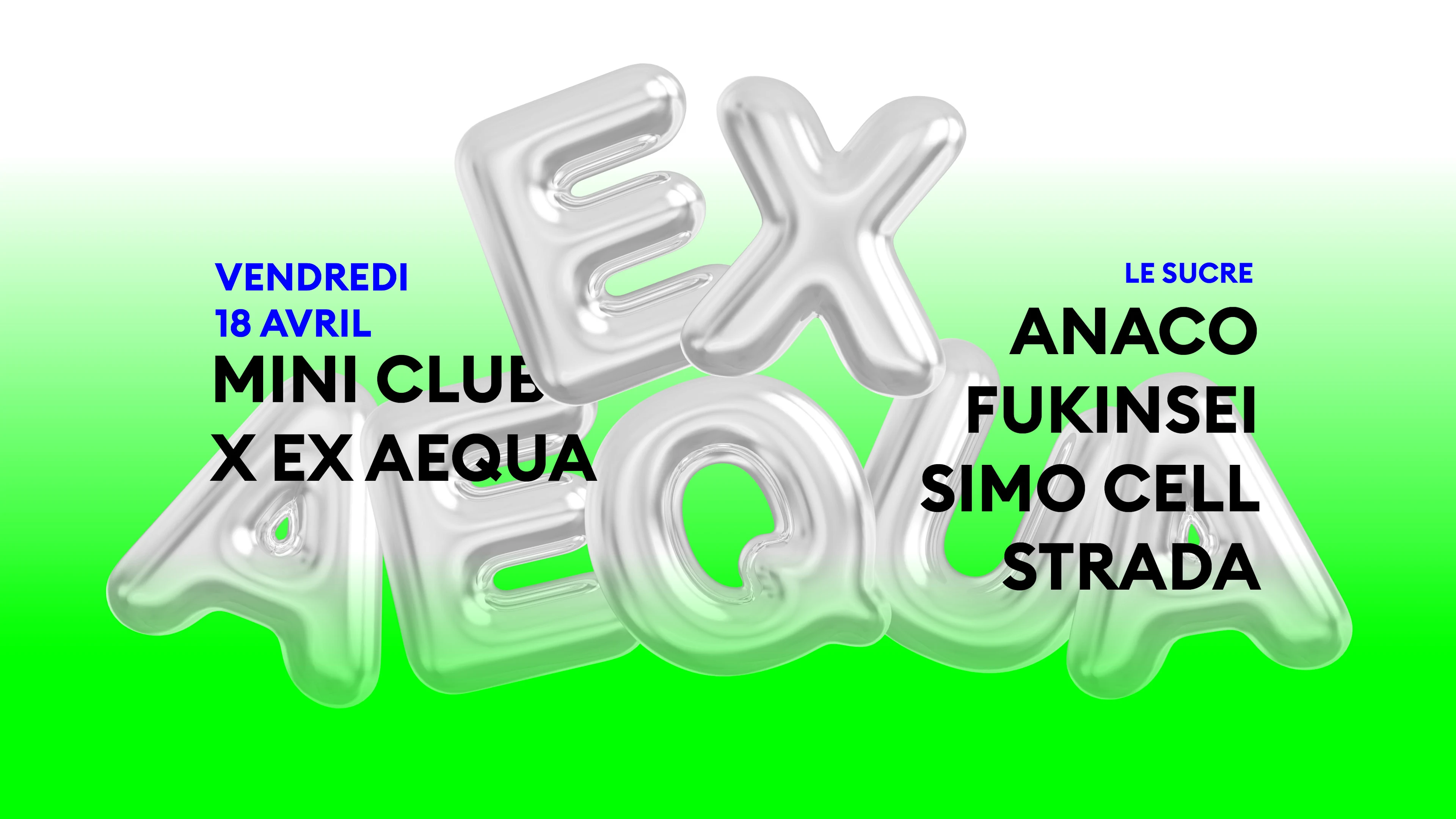 Mini Club X Ex Aequa : Simo Cell, Fukinsei, Strada, Anaco Cover