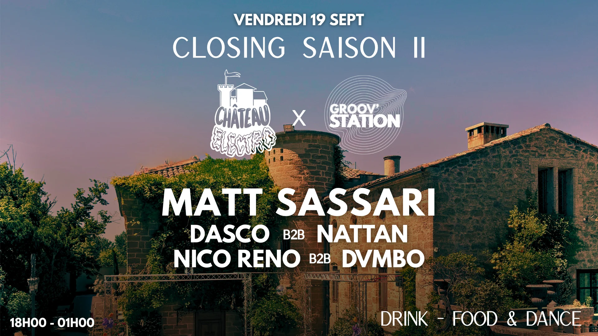 Closing Saison II X Groov’ Station Cover