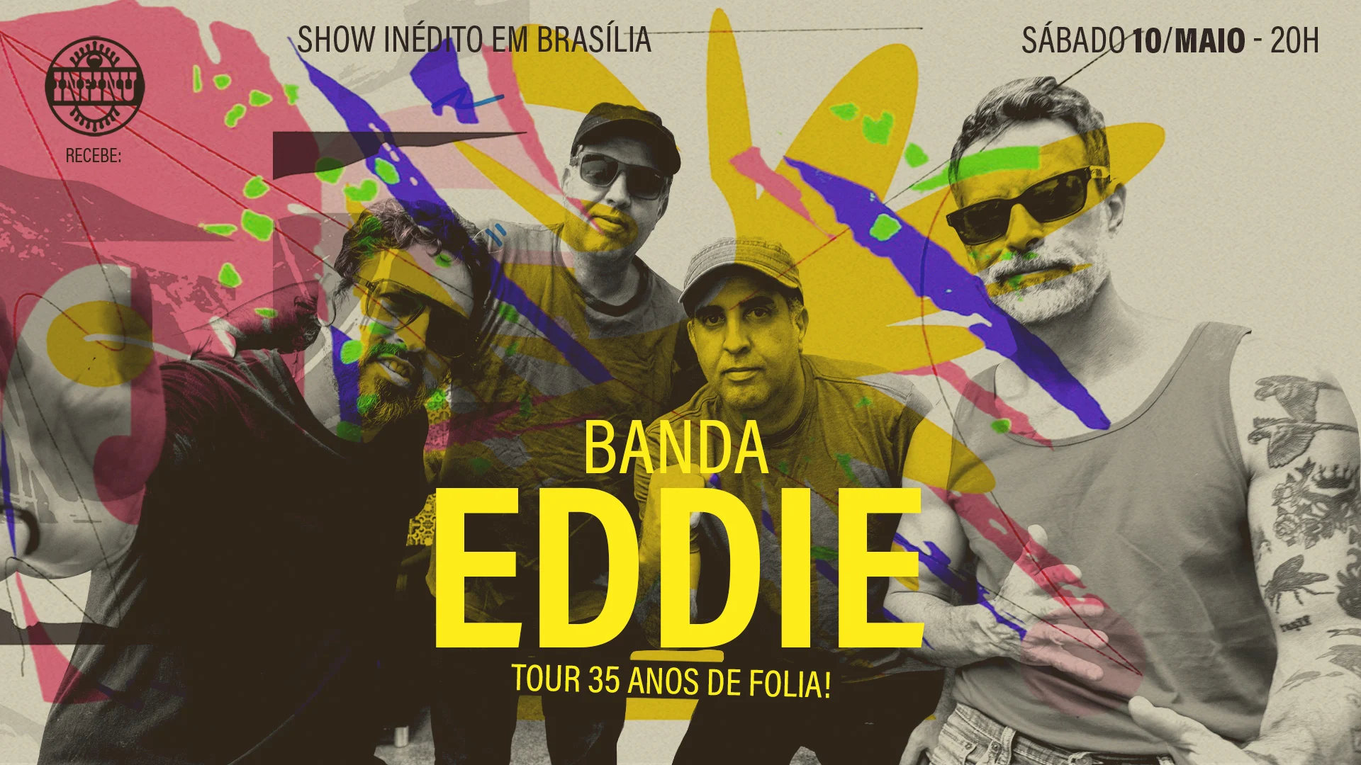 Infinu Recebe Banda Eddie: Tour 35 Anos De Folia Em Bsb! Cover