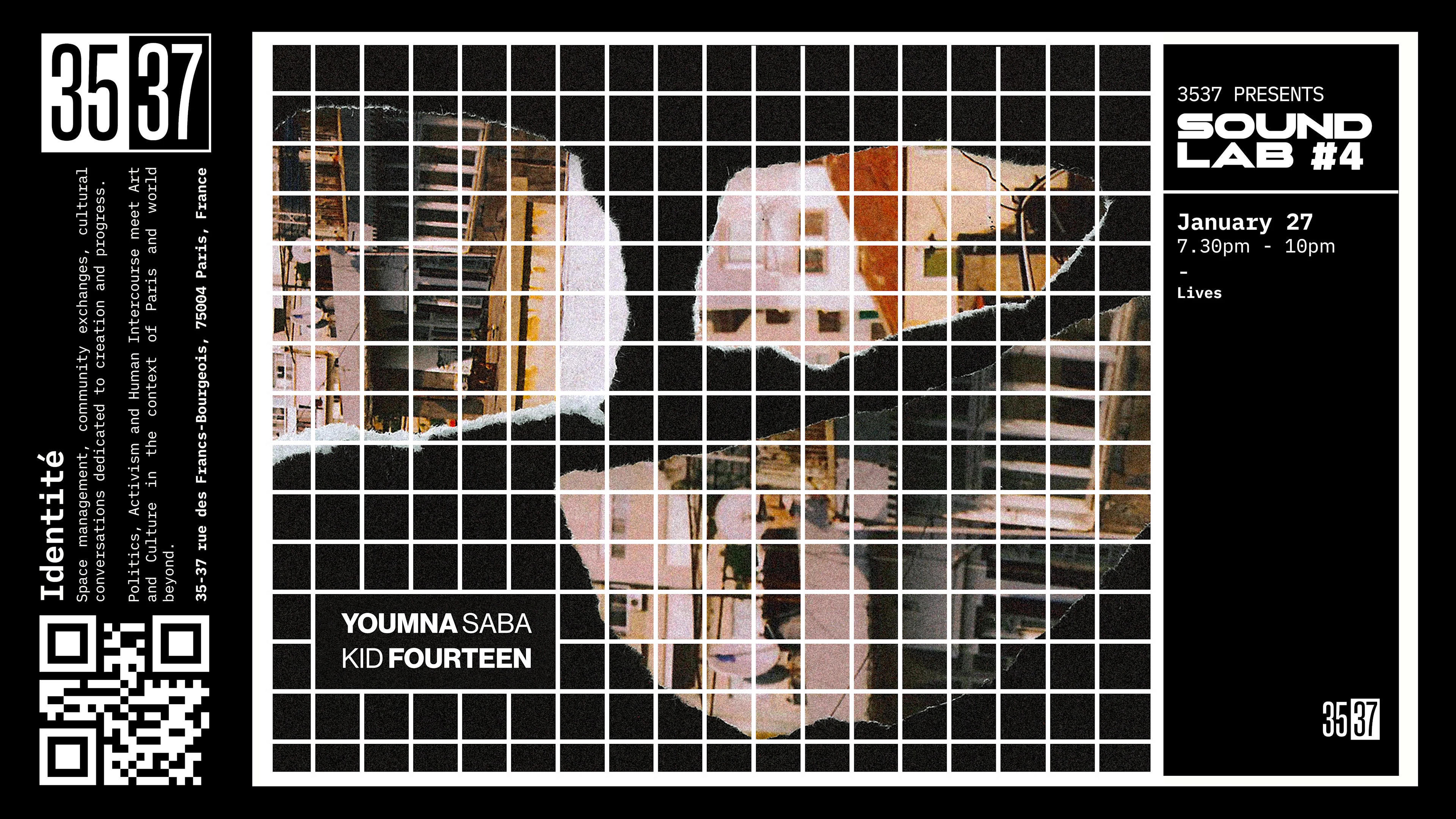Sound Lab #4 Youmna Saba - Kid Fourteen Cover