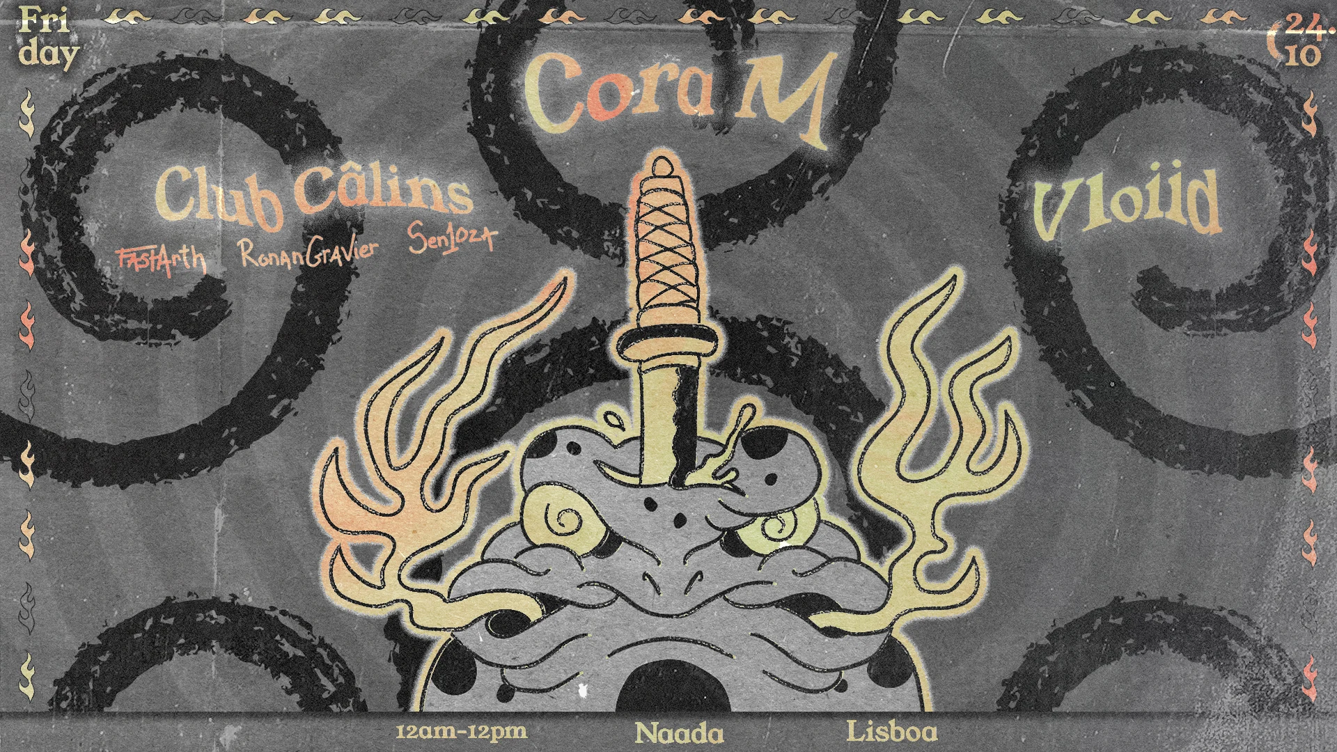 Naada Invites Club Câlins W/ Cora M, Fastarth & More Cover