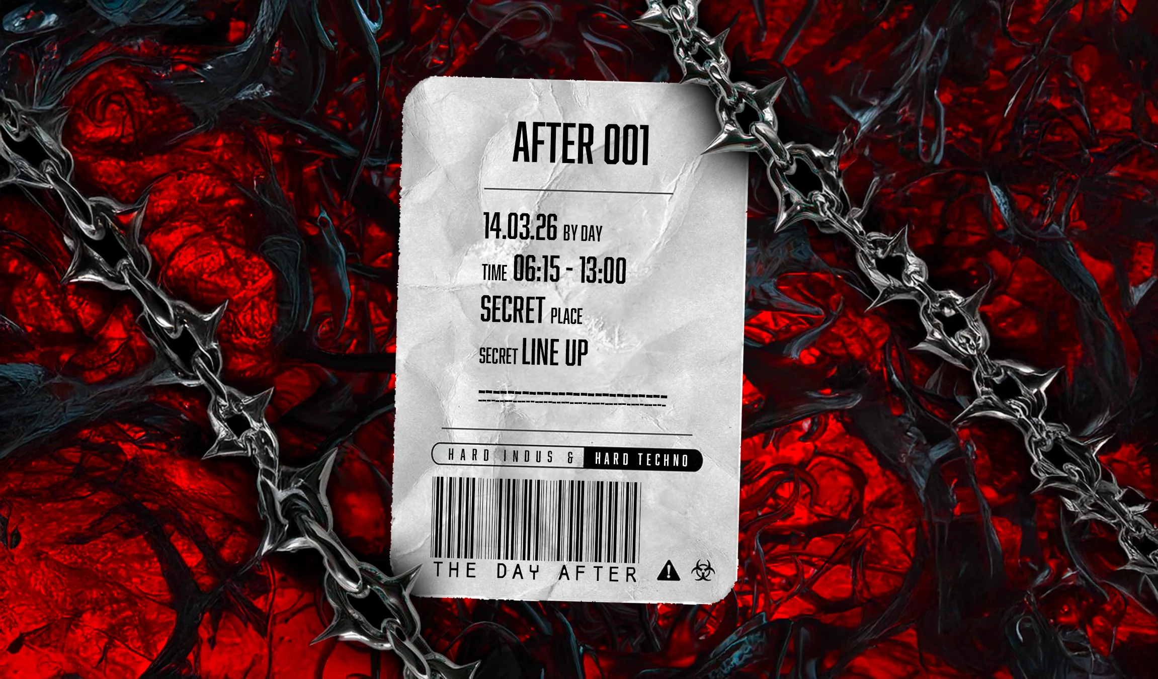 The Day After 001 : Hard Techno/Hard Indus Cover
