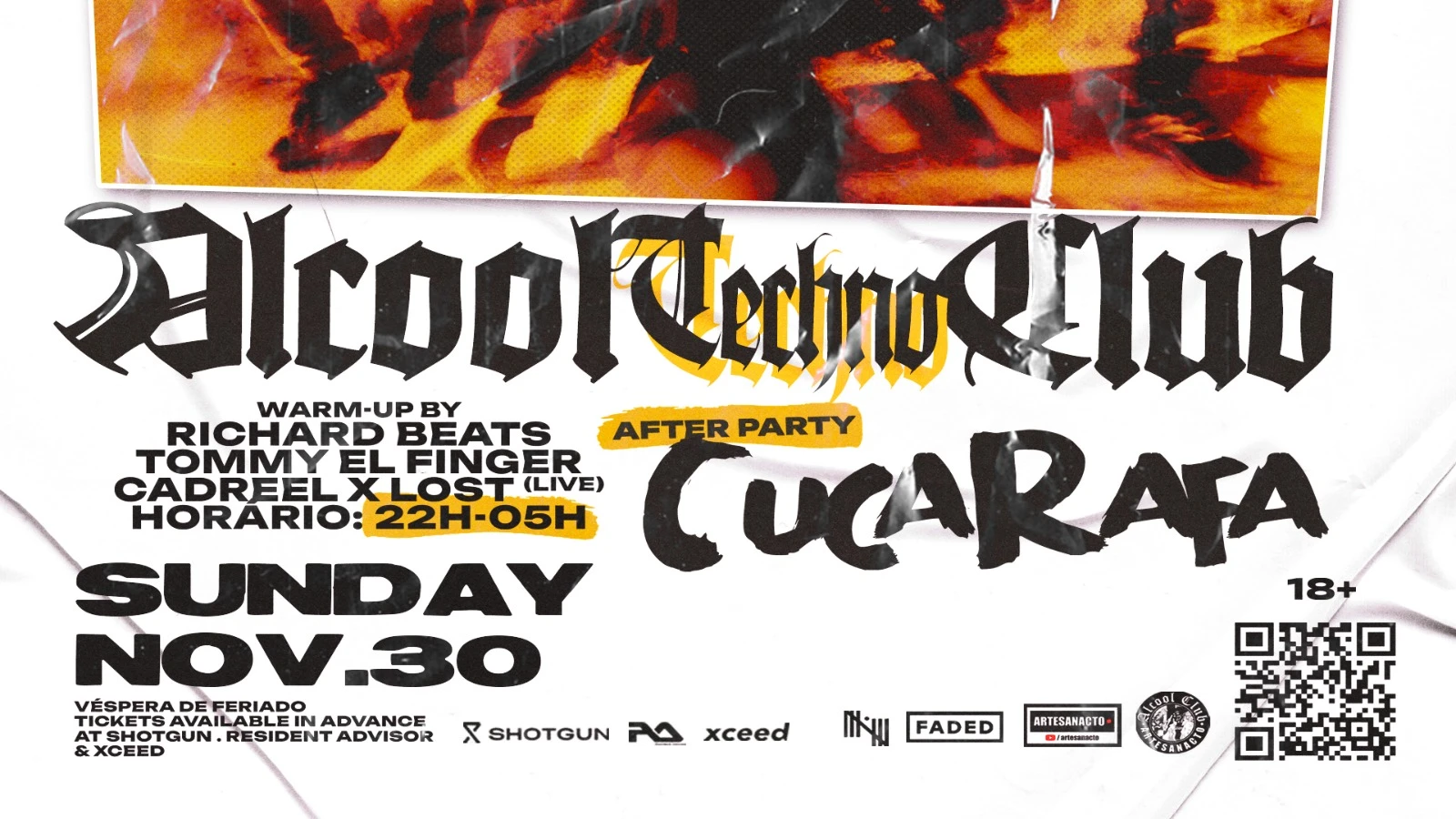 Alcool ''techno'' Club: Regresso Ao Naada 3.0 Cover