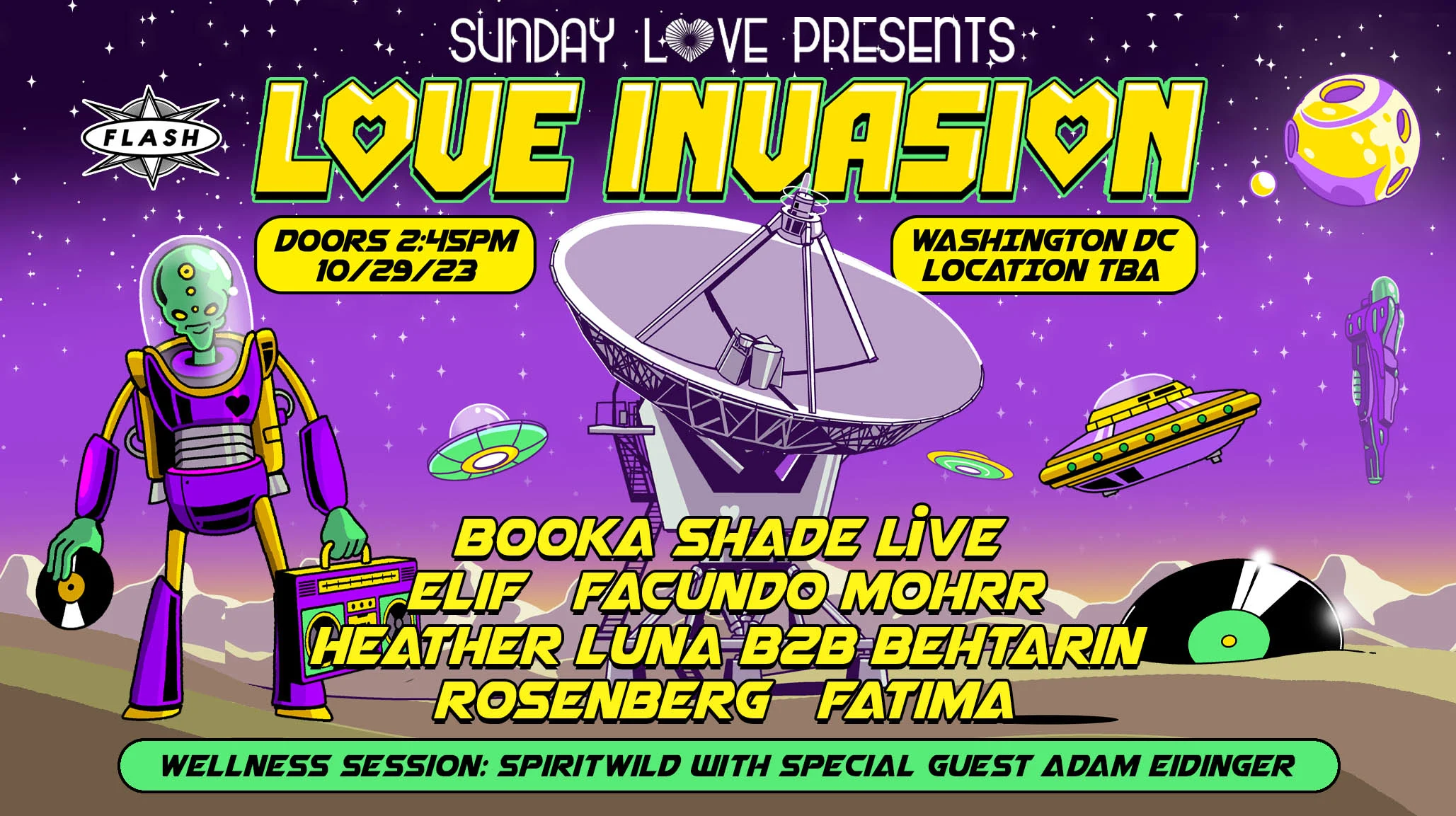 Sunday Love Closing 2023 "Love Invasion" Cover