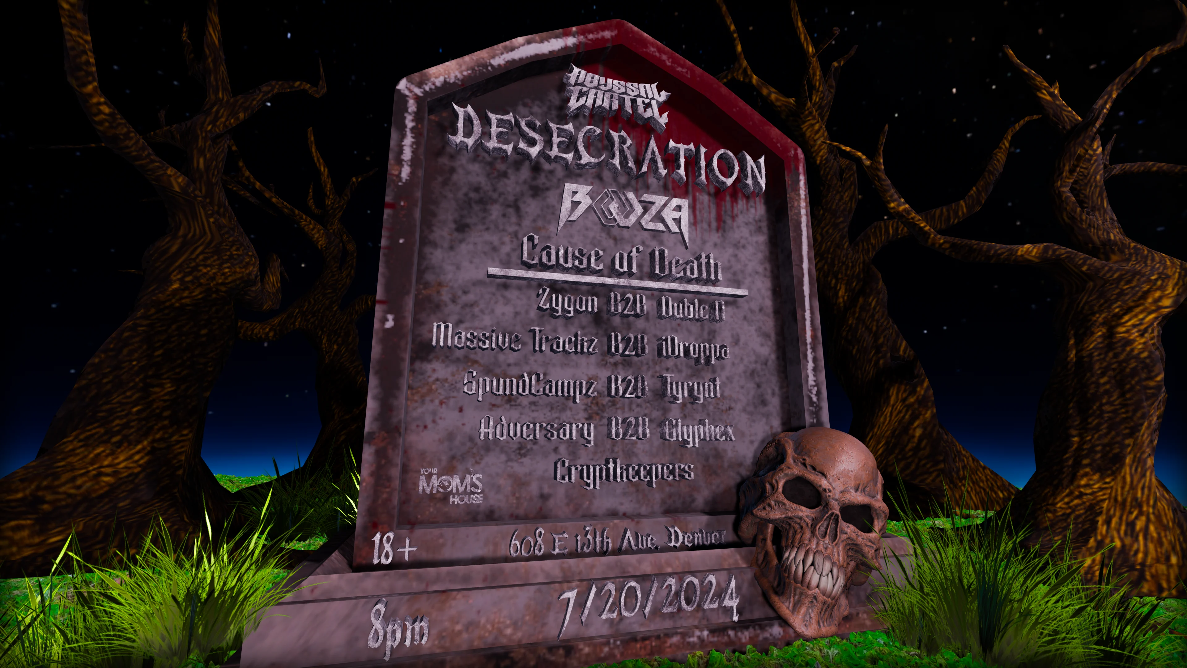 Desecration Presented By Abyssal Cartel Cover