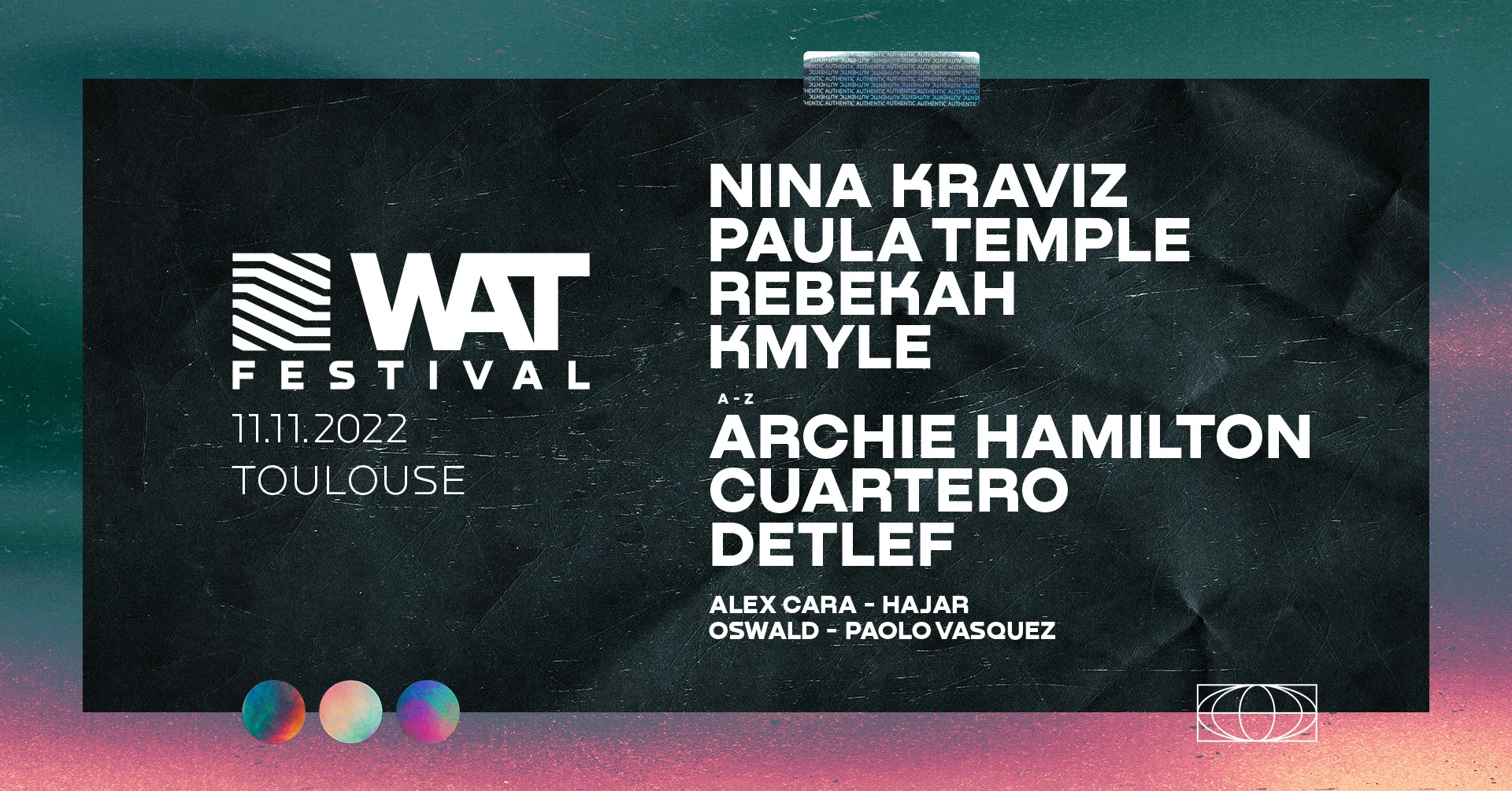 Wat Festival 2022 - Nina Kraviz - Paula Temple - Rebekah - And More... Cover