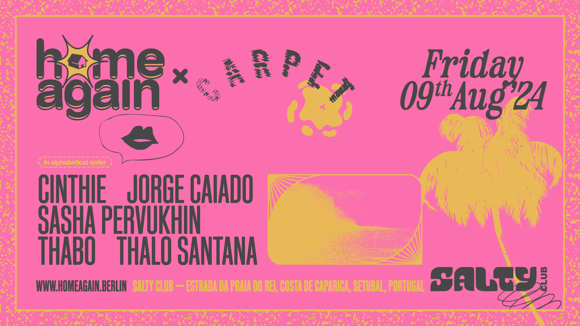 Home Again X Carpet & Snares Summer Party Cover