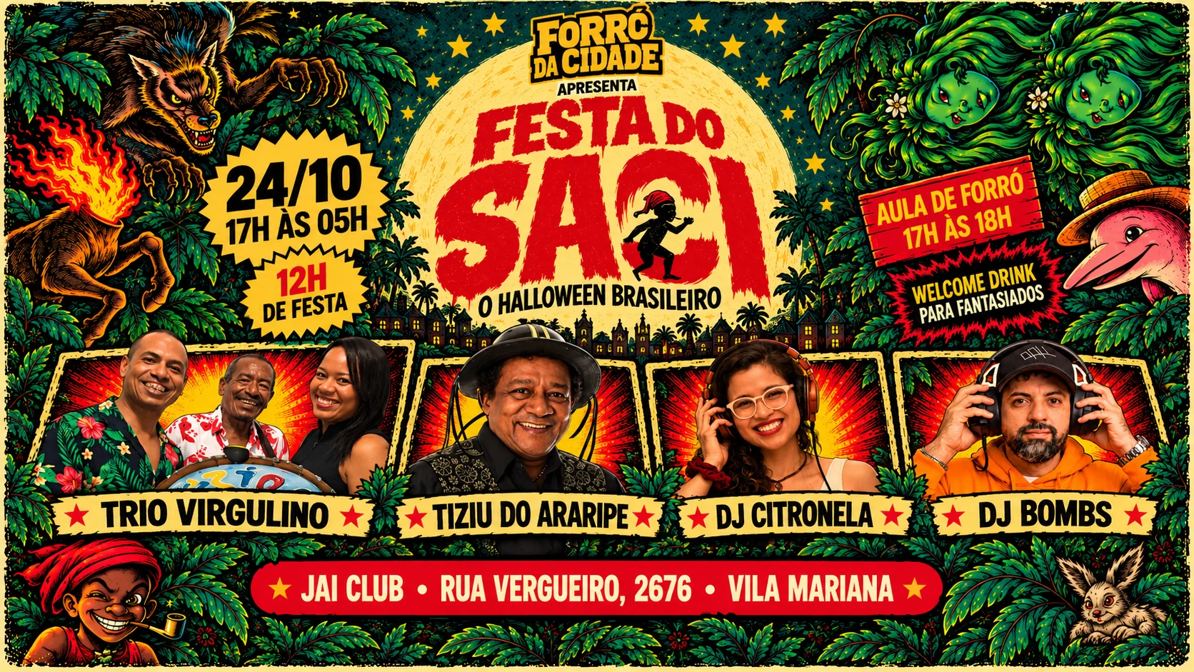 Festa Do Saci — O Halloween Brasileiro | Forró Da Cidade Cover