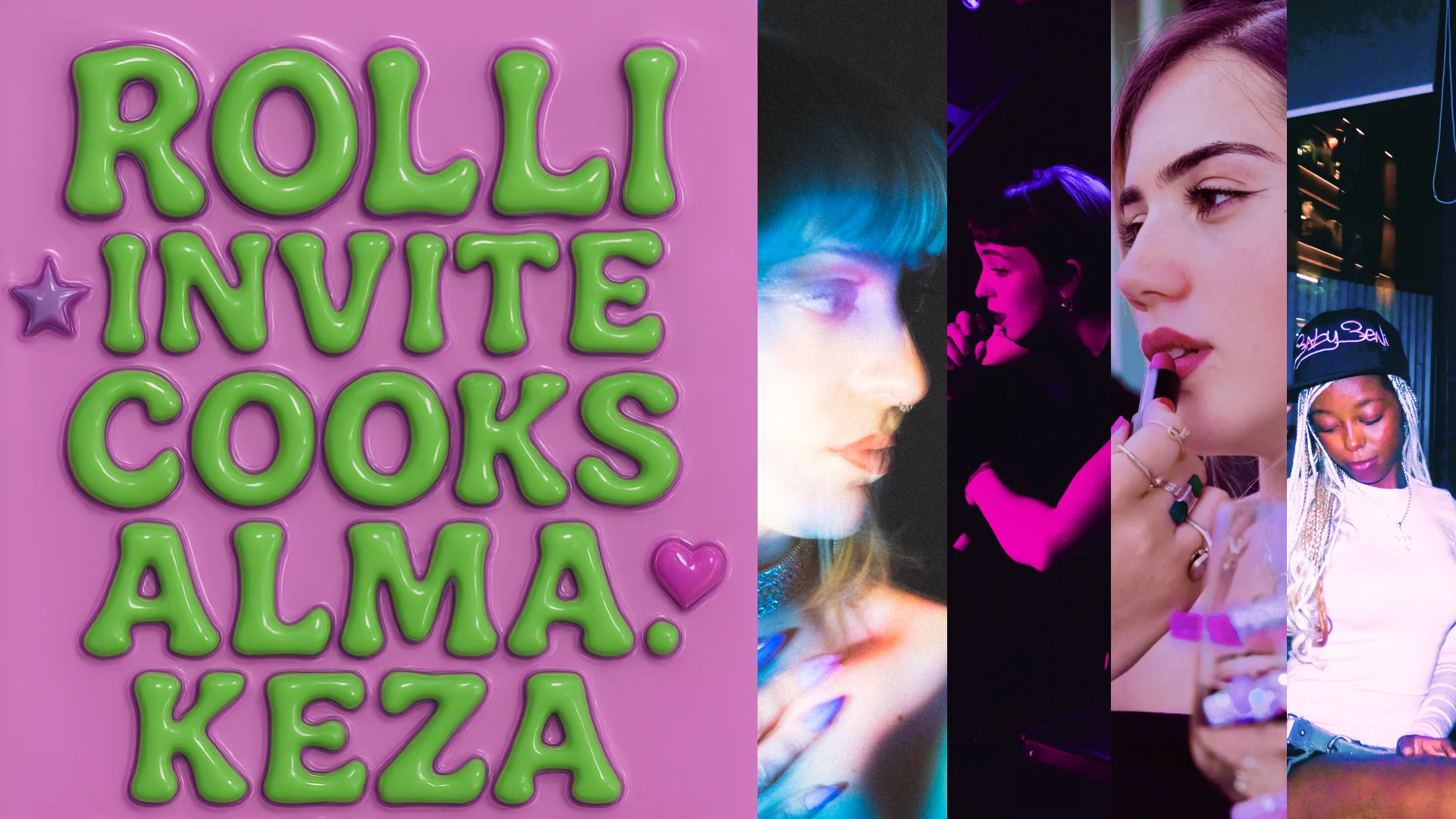 Rolli Invite : Cooks, Alma. Et Keza Cover