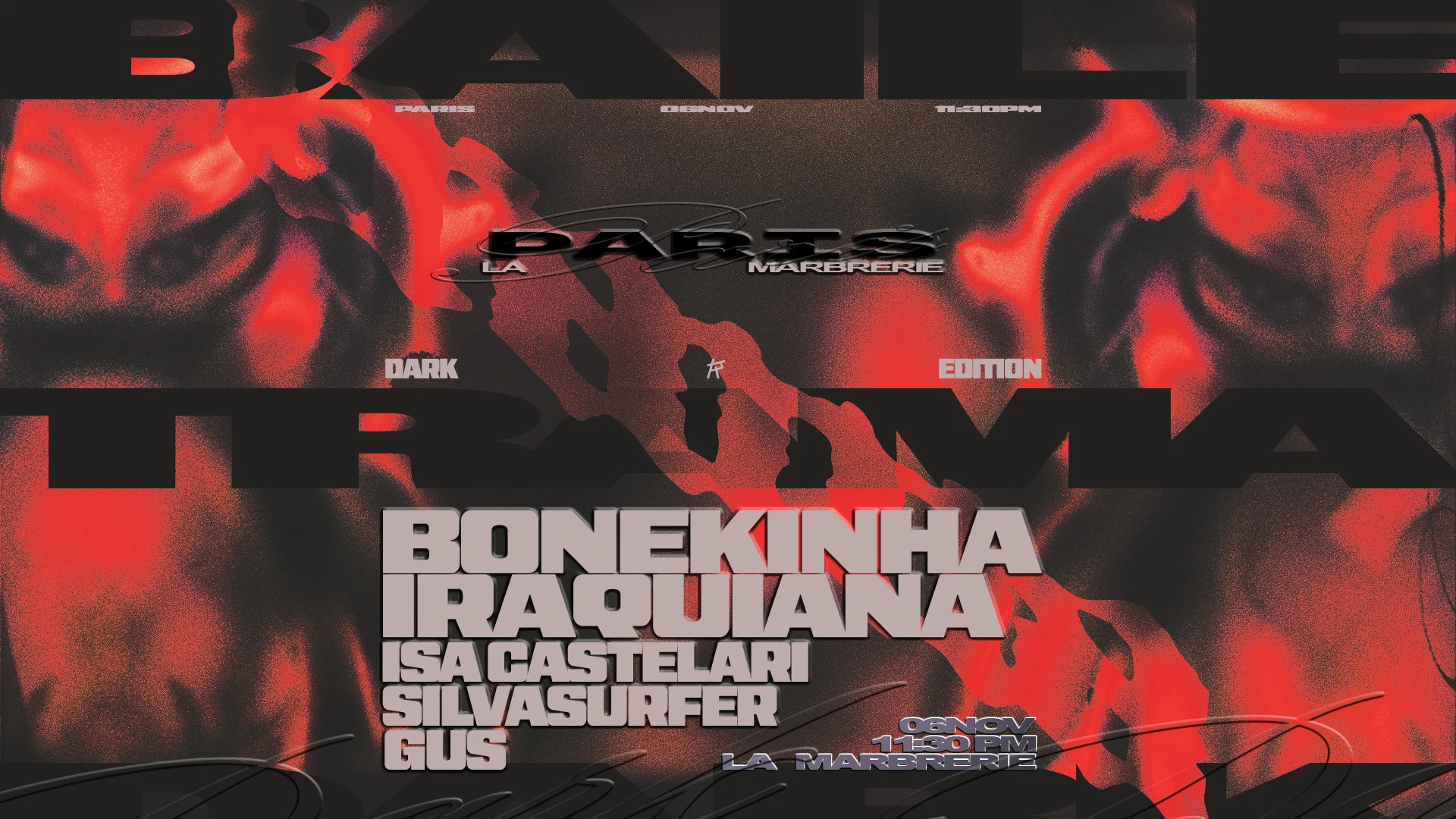 Baile Trama Dark W/ Bonekinha Iraquiana Cover