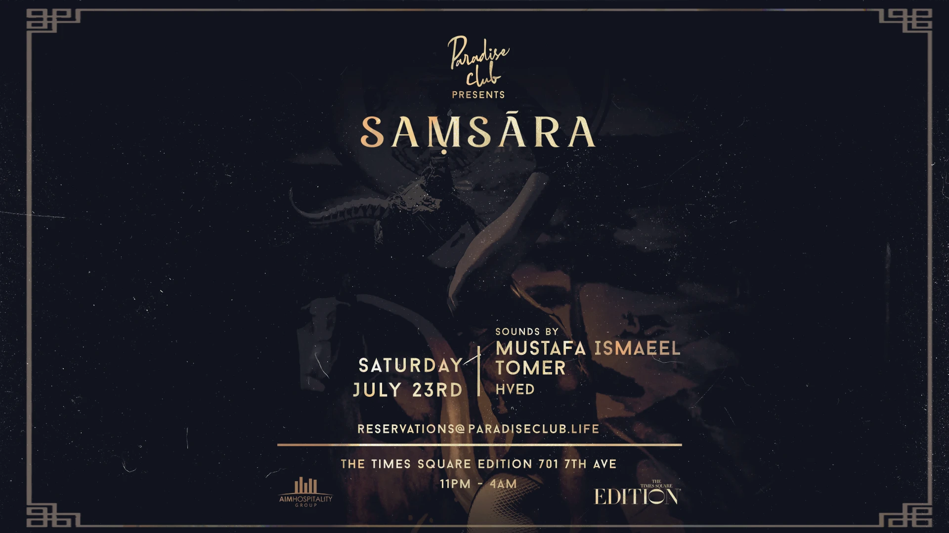 Samsara @ Paradise Club Nyc W/ Mustafa Ismaeel And Dj Tomer Cover