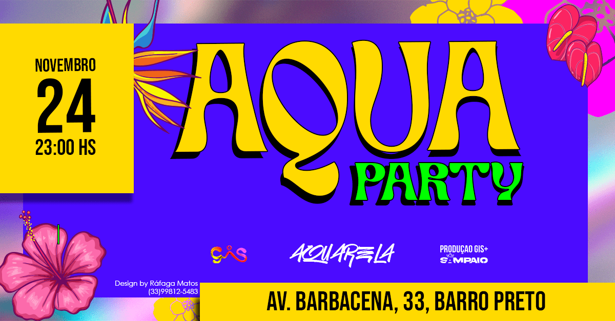 Aqua Party - #Dragracebrasil Cover