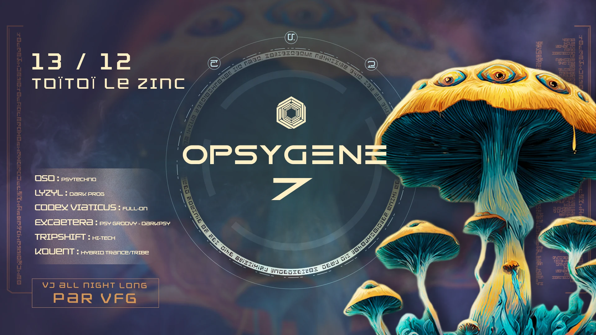 Opsygene #7 - Psychedelic Art Show Cover