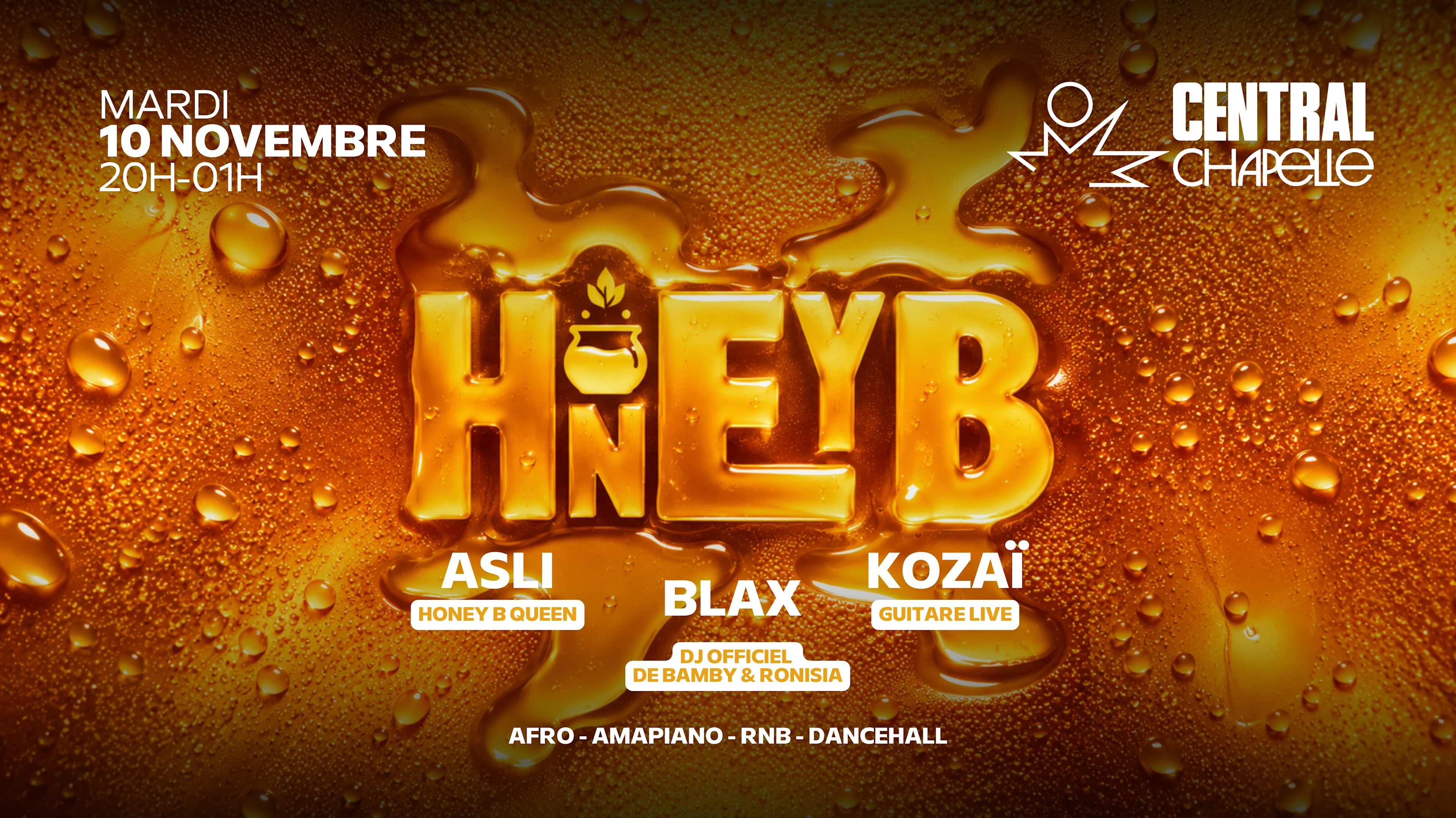 Honey B — Central Chapelle Cover