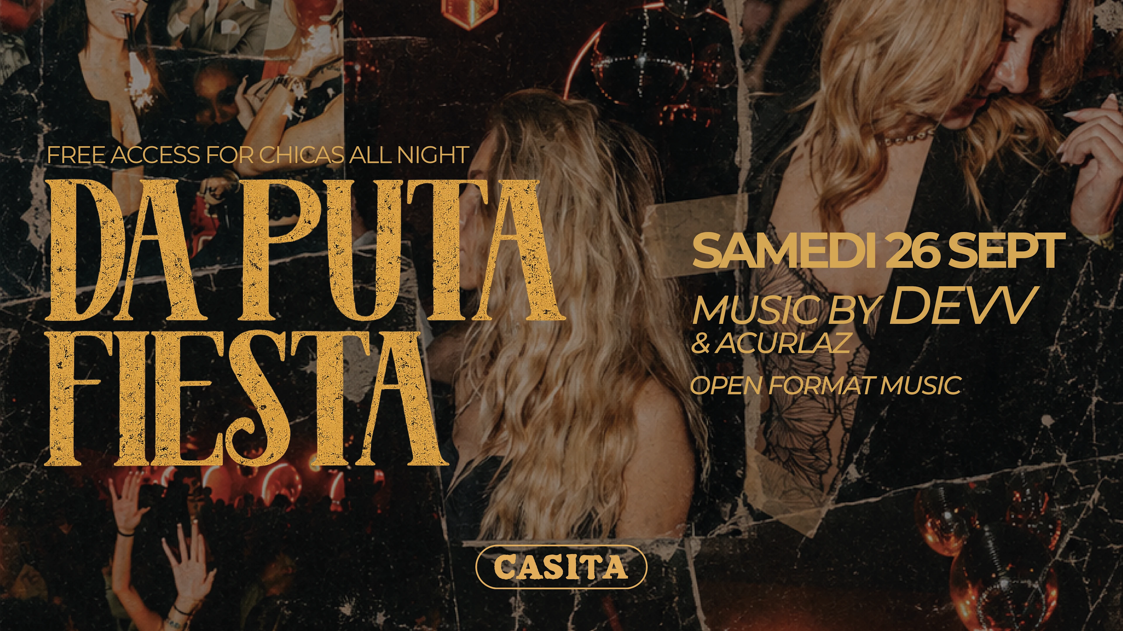 Samedi 26 Septembre - Da Puta Fiesta Cover