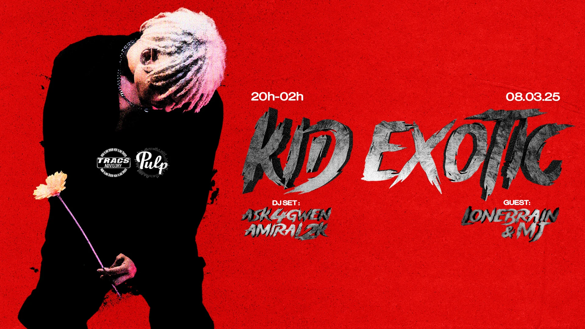 Kid Exotic + Guest Show Case Cover
