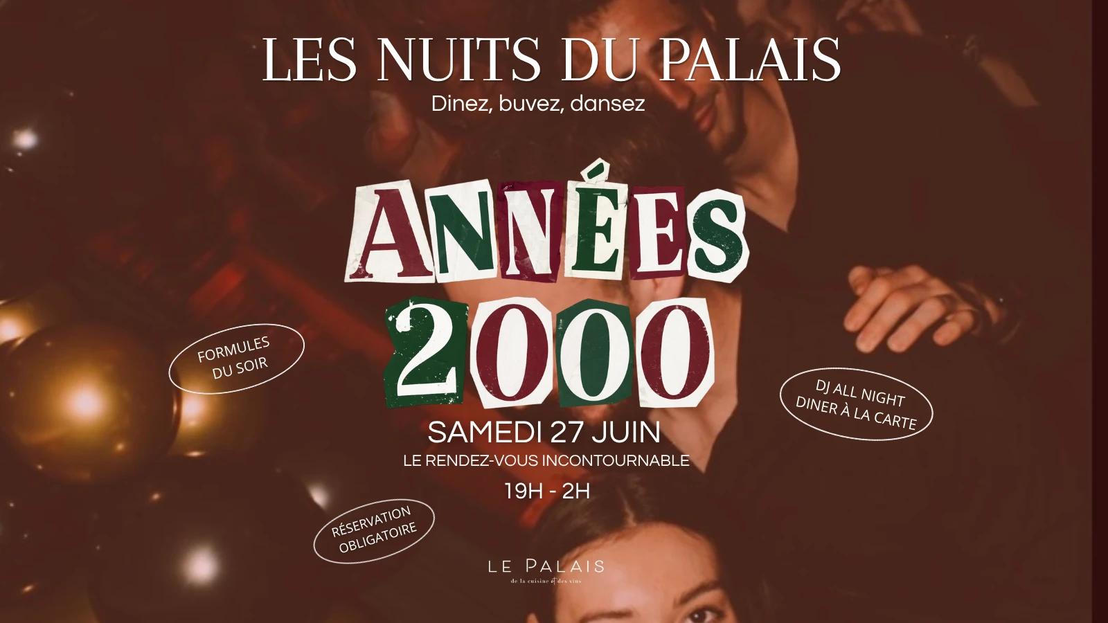 Les Nuits Du Palais X Les Années 2000 Cover