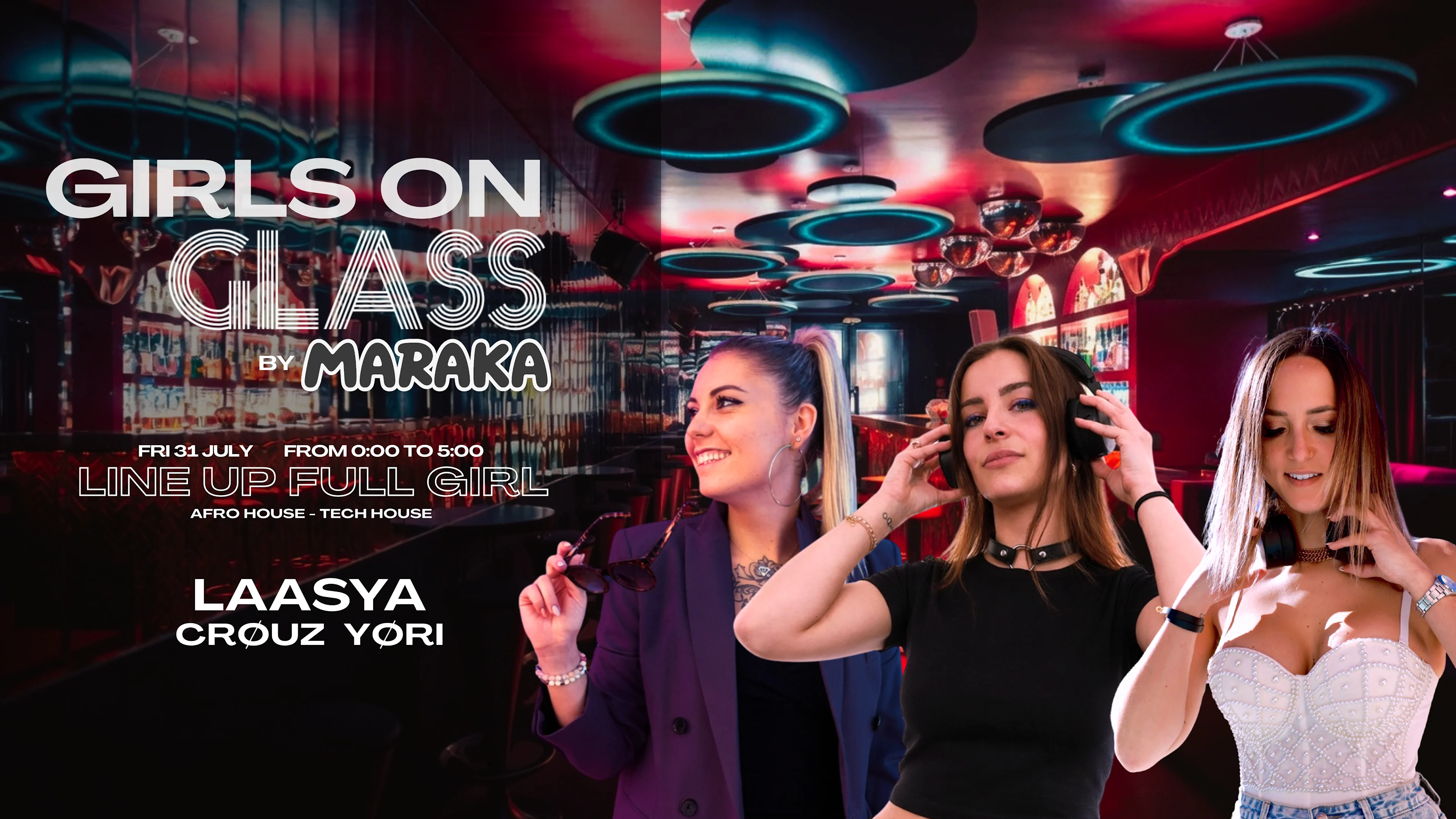 Girls On Glass - Maraka X Glass Club Cover