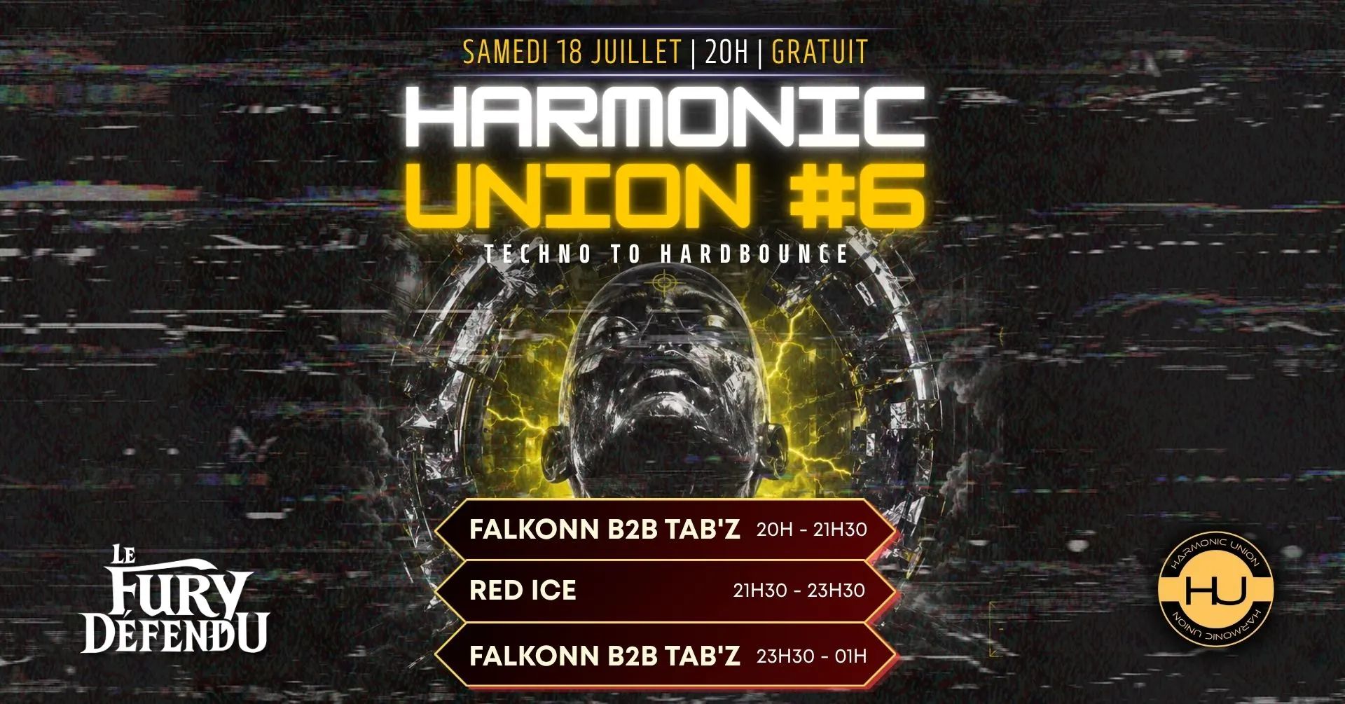 Soirée Techno Harmonic Union #6 Cover