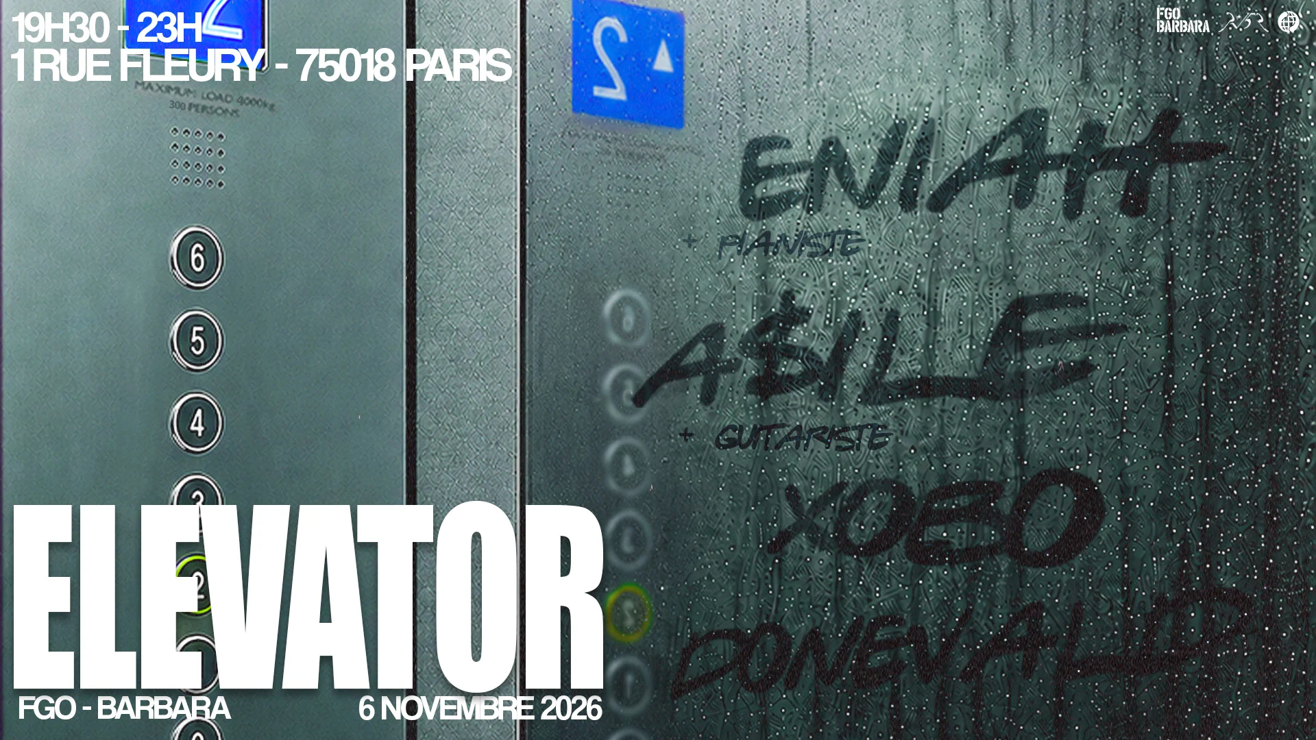 Elevator : Donevald + Xobo + Asile + Eniah @Fgo Barbara Cover