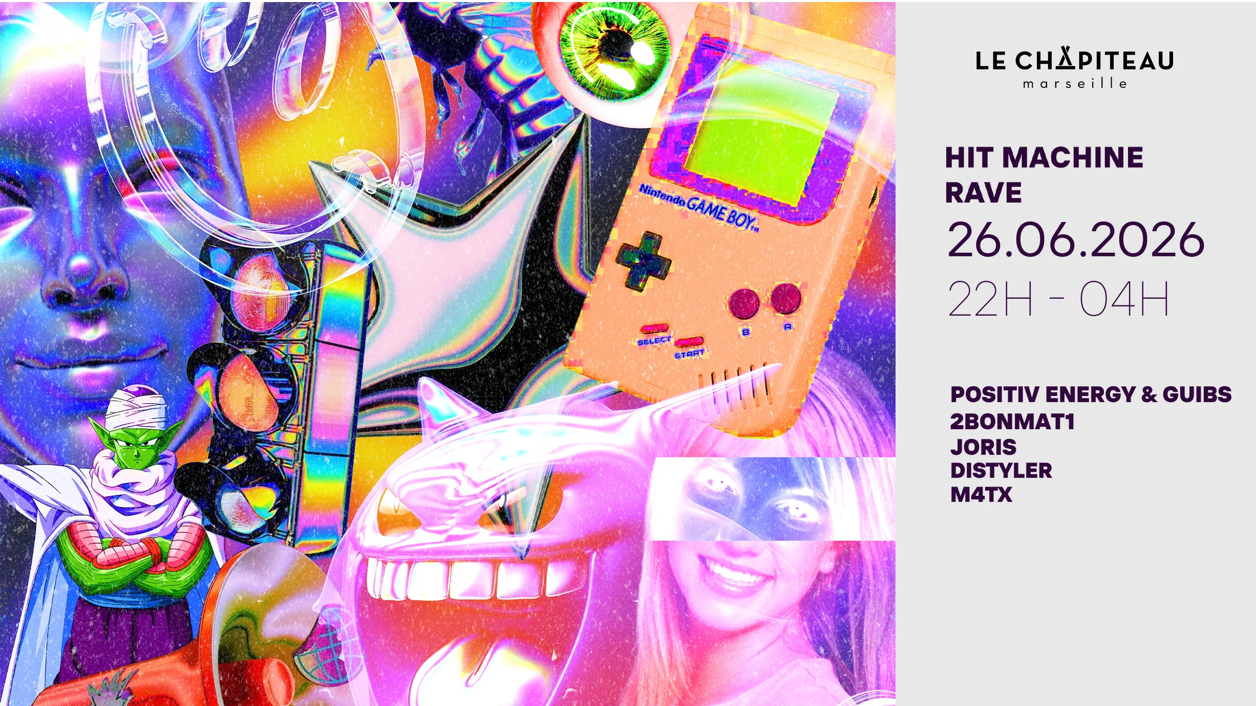 Hit Machine Rave W/Positiv Energy & Guibs, 2bonmat1 & More Cover