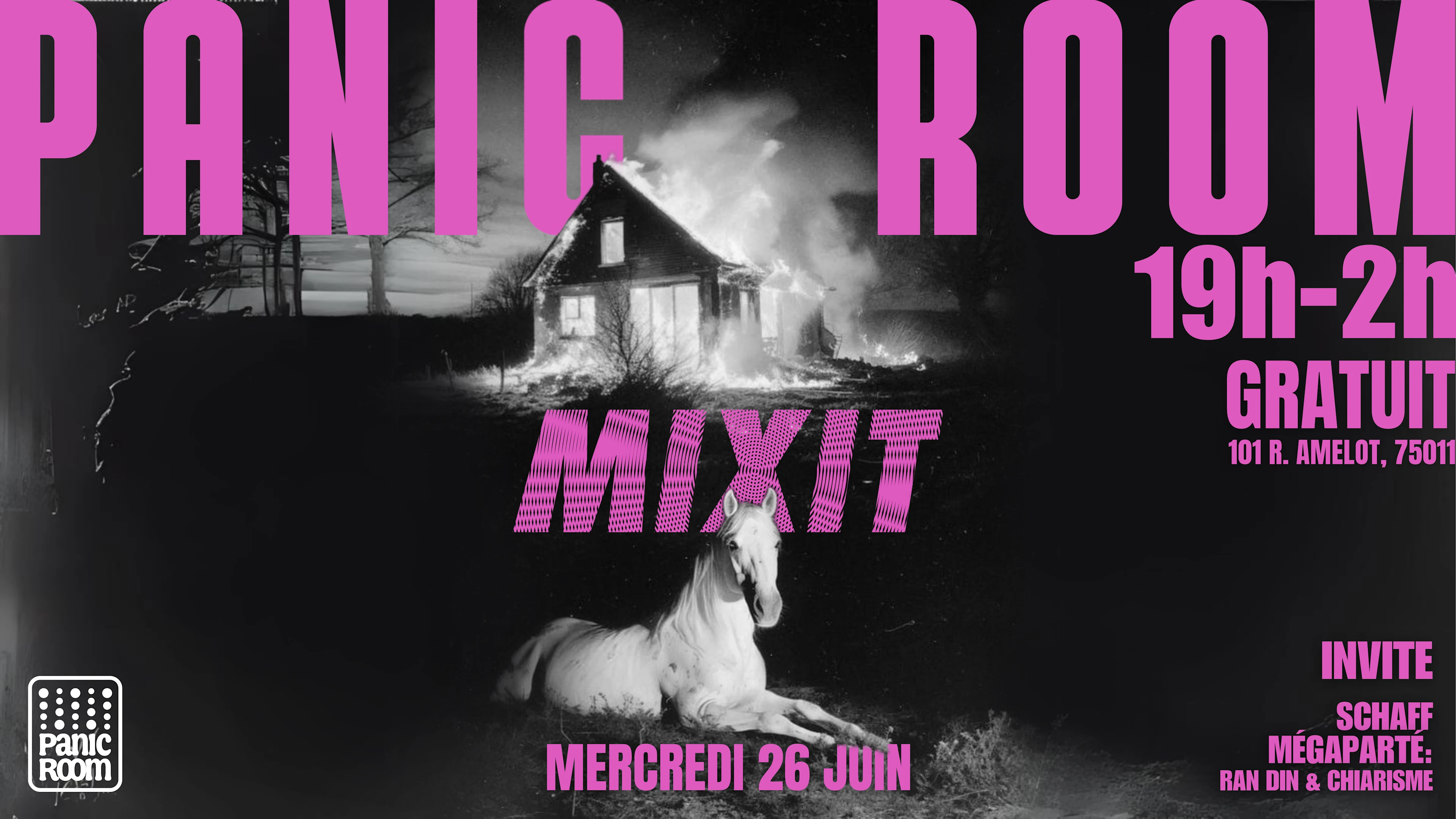 Panic Room Invite Mixit Cover