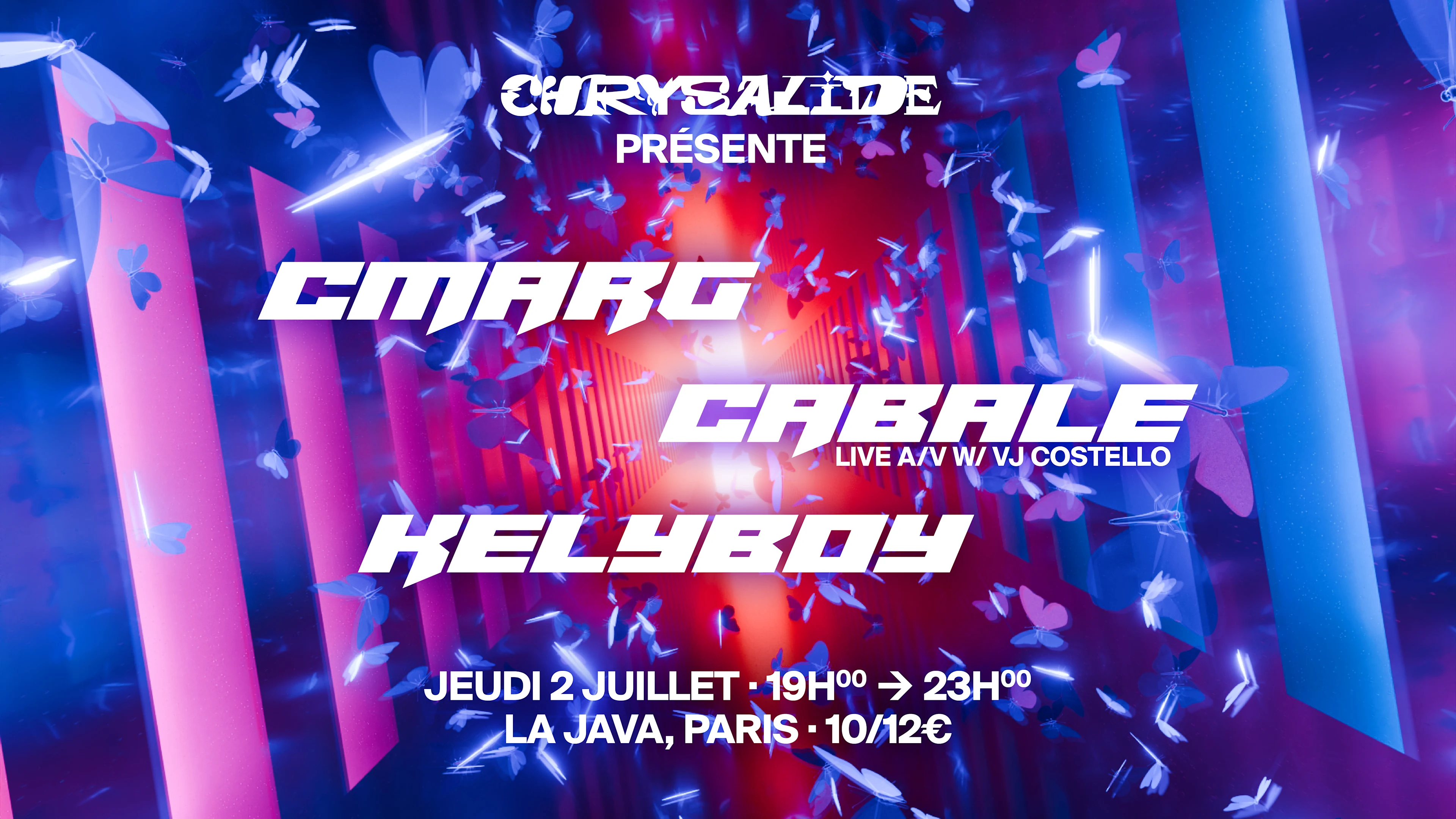 Chrysalide Présente : Cmarg + Cabale + Kelyboy Cover