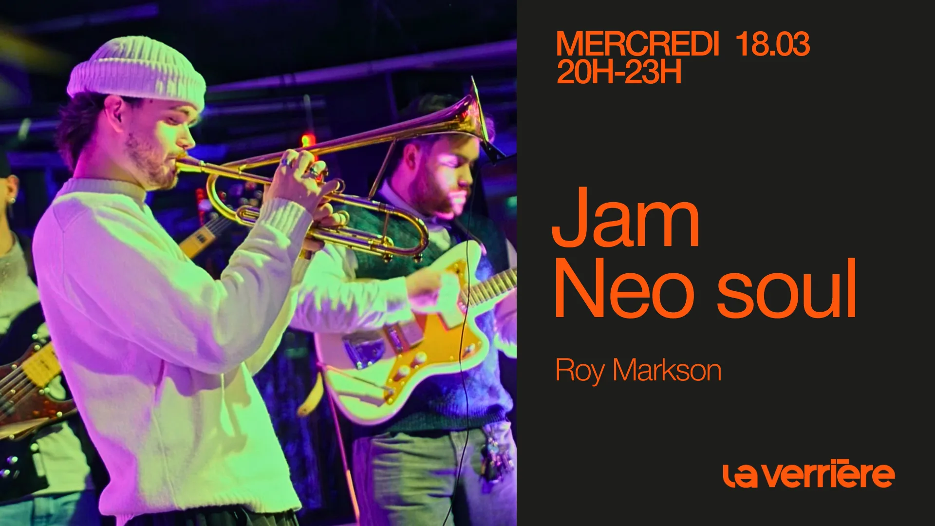 Jam Neo Soul Avec Roy Markson @ La Verrière Cover