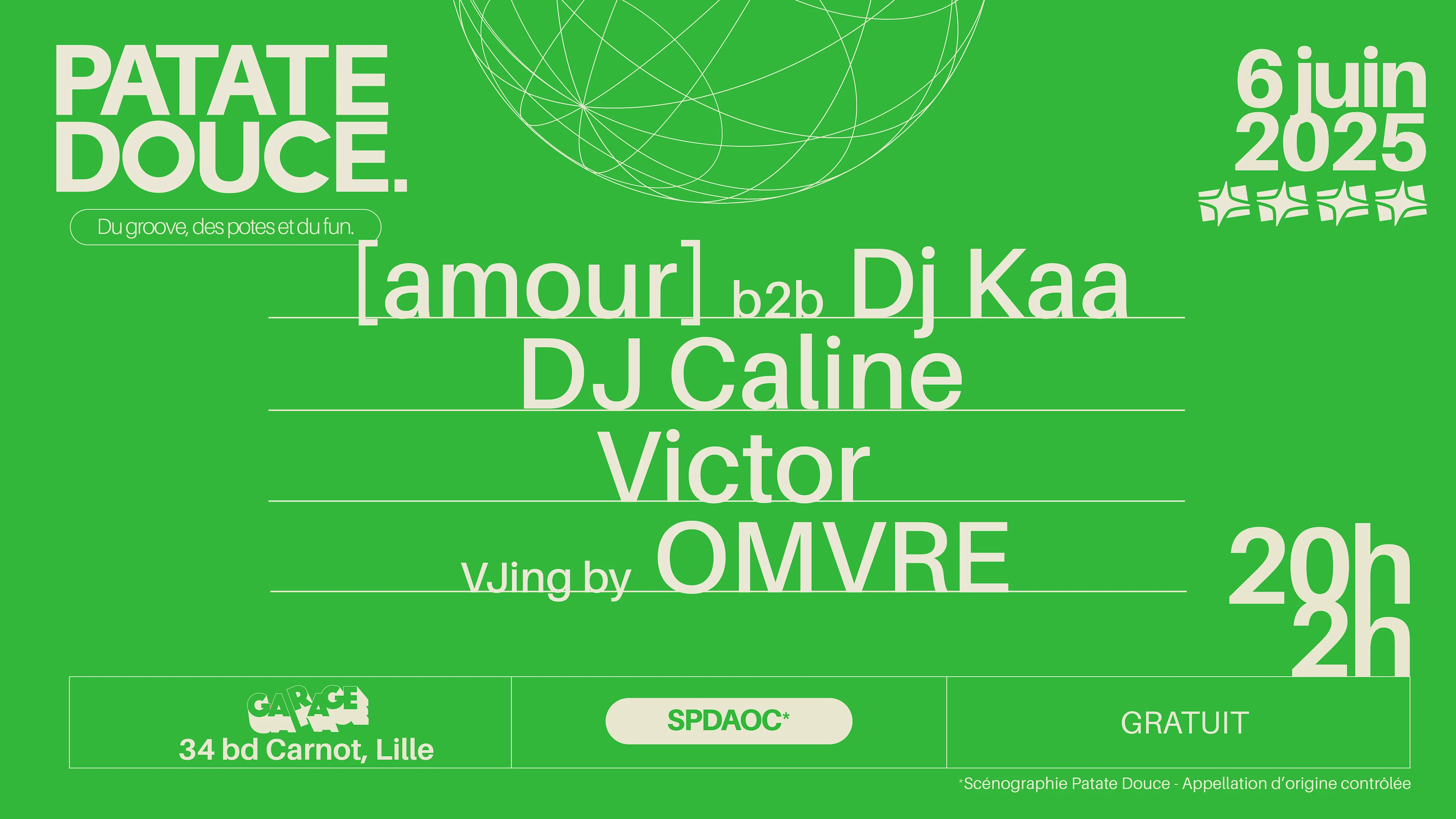 Patate Douce Présente Dj Caline Cover