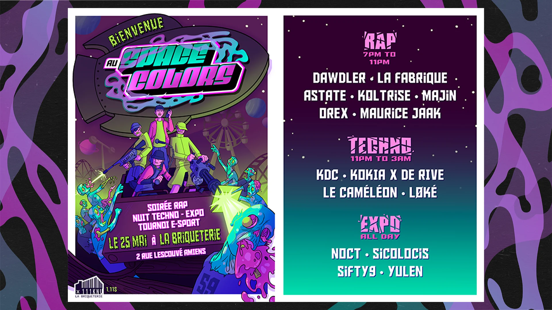 Space Colors - Événement Rap & Tech À Amiens Cover