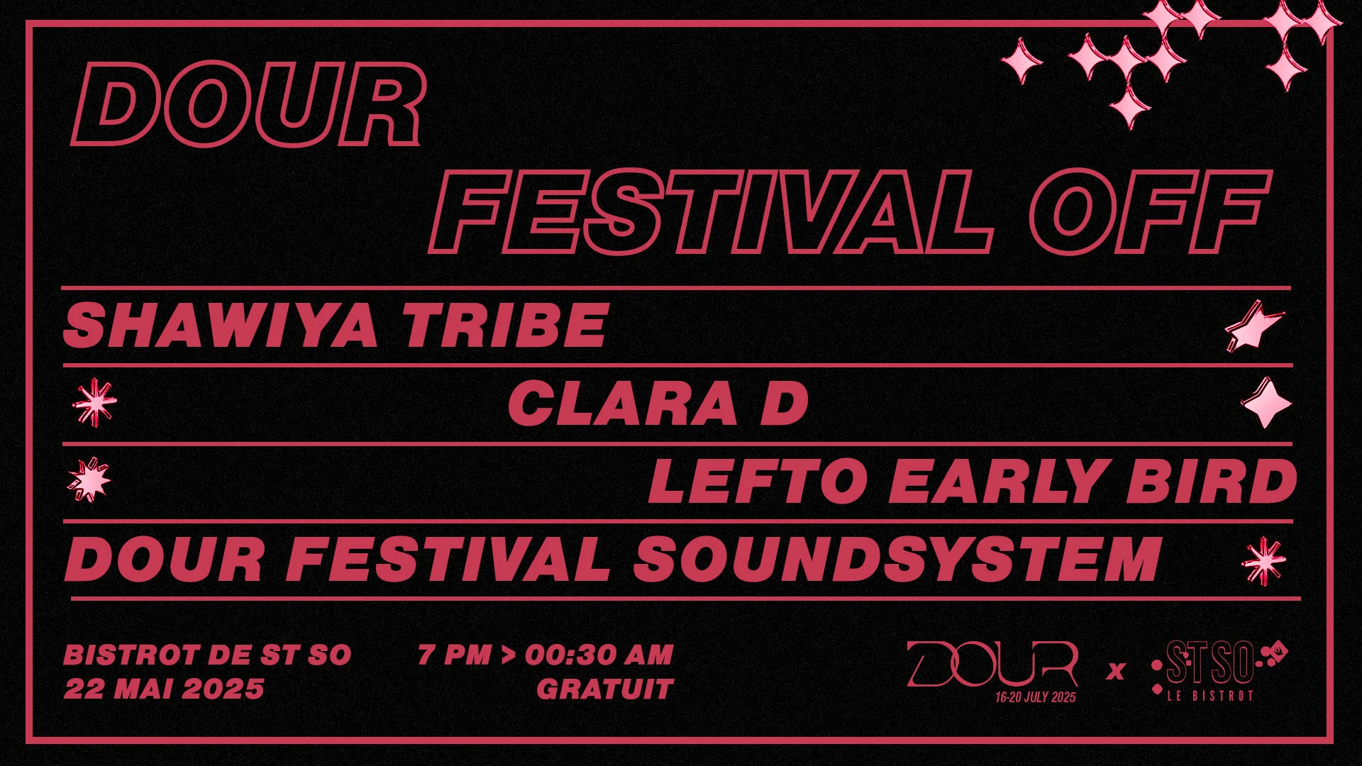 Dour Festival Off — St So Cover