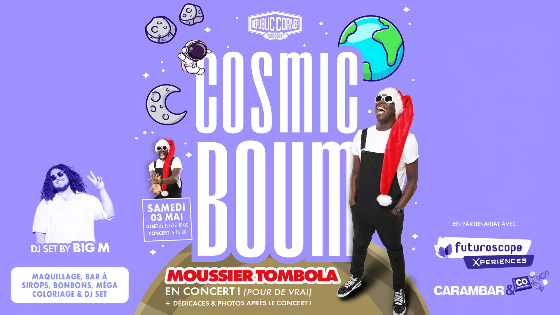 Moussier Tombola En Concert À L'espace Republic Corner Cover