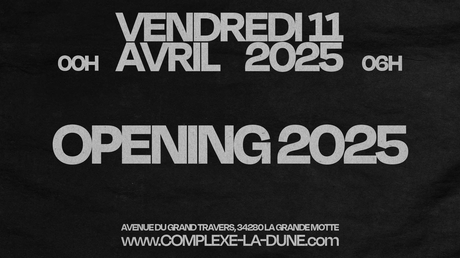 Opening 11 Avril Cover